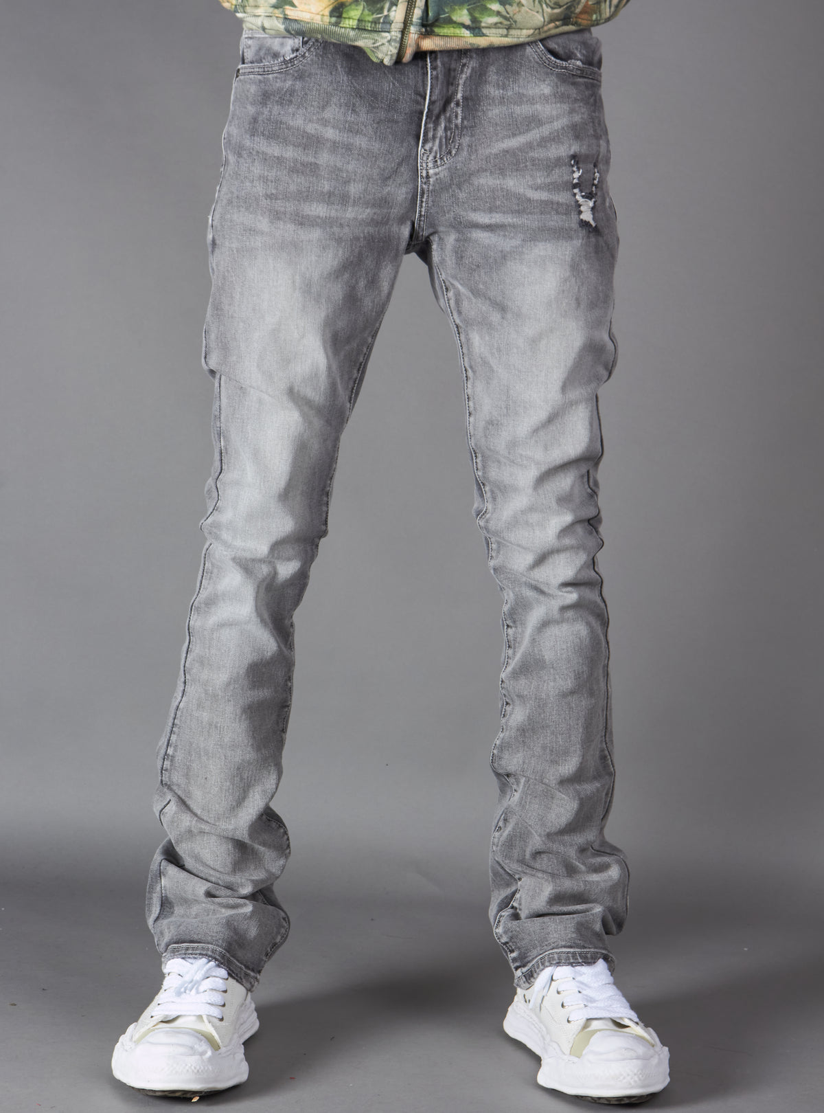 Politics Jeans - Dran Stacked - Grey Wash - Hol-18