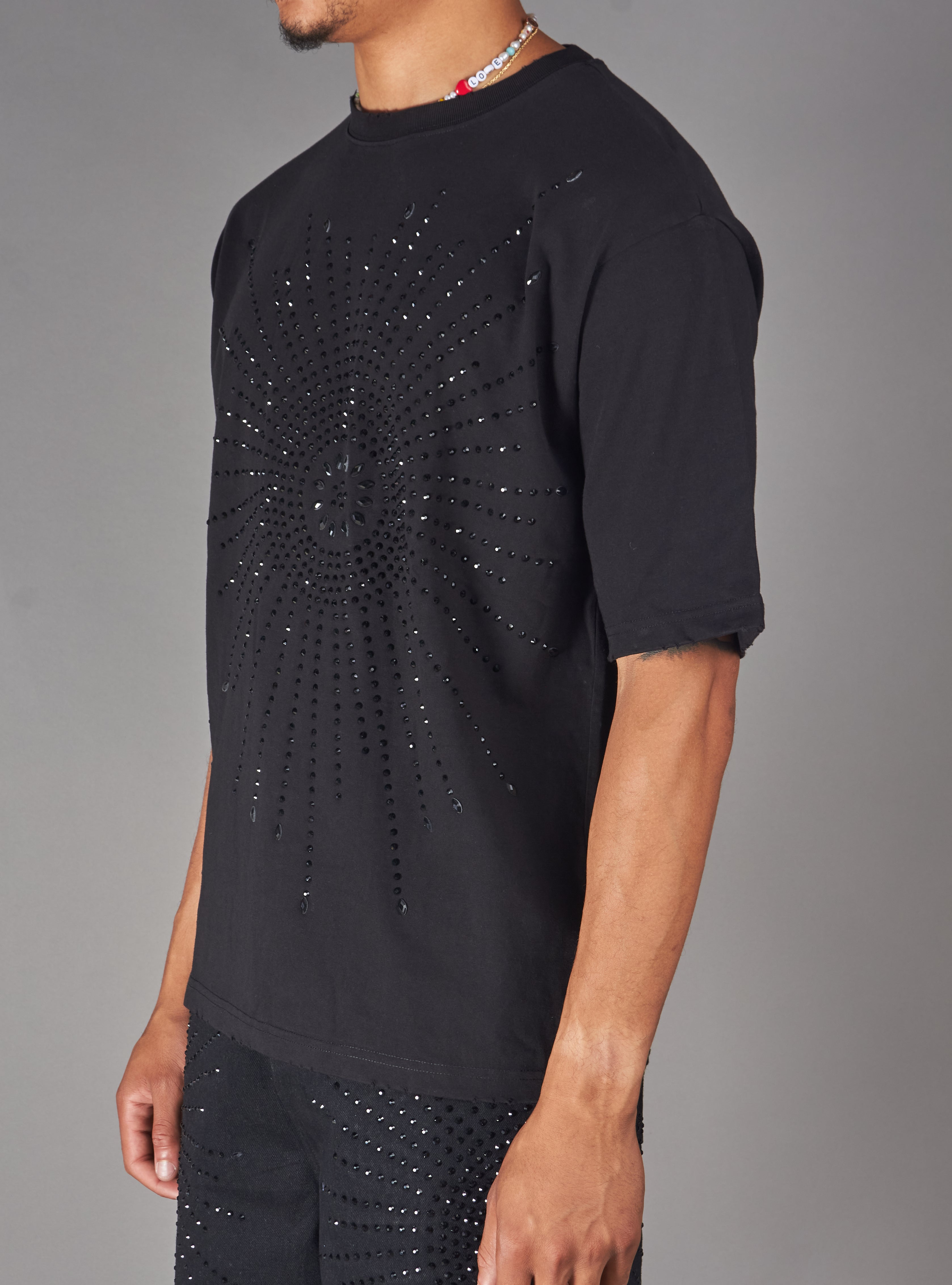 Politics T-Shirt - Pryden - Black On Black - 086