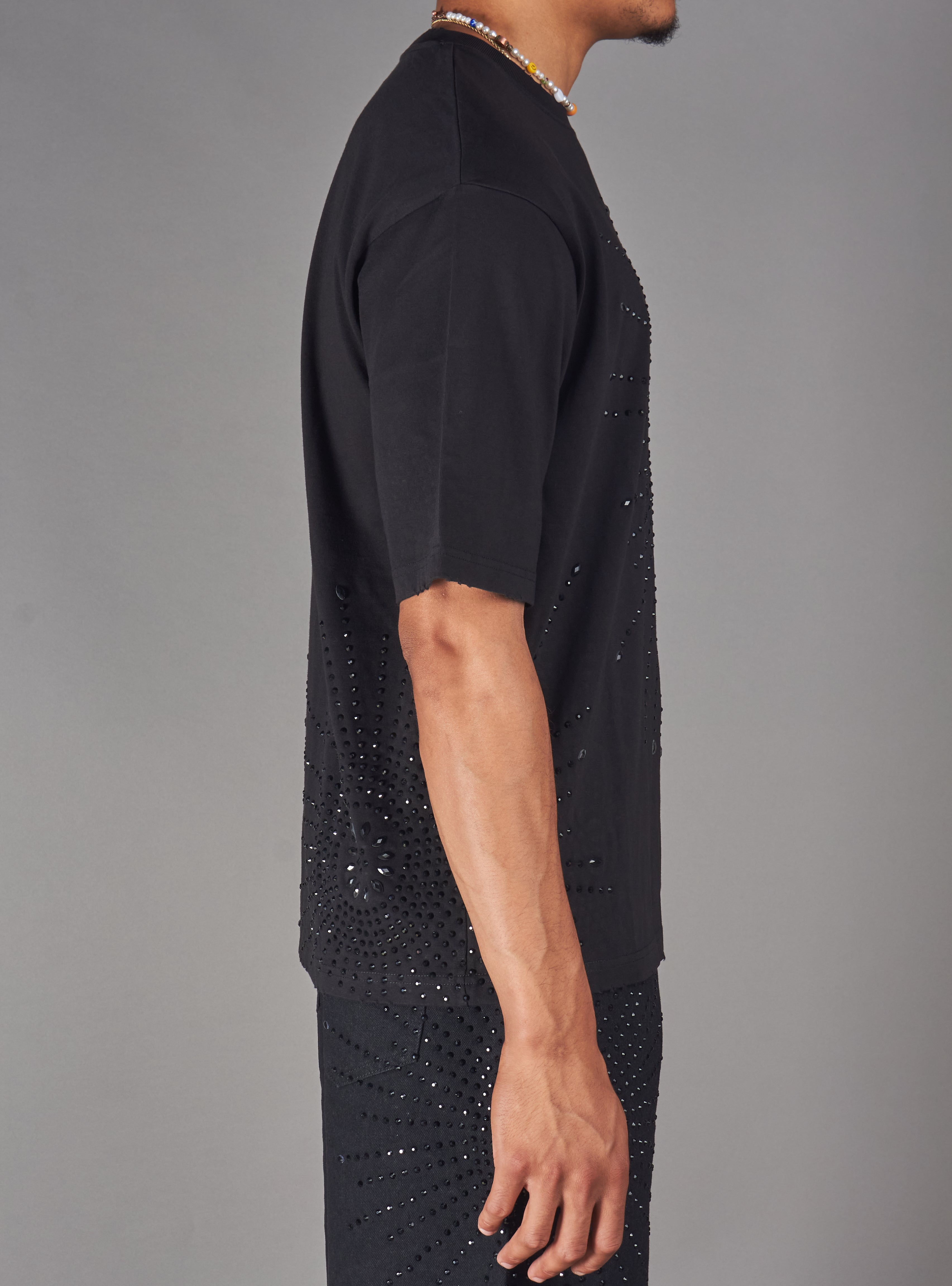 Politics T-Shirt - Pryden - Black On Black - 086