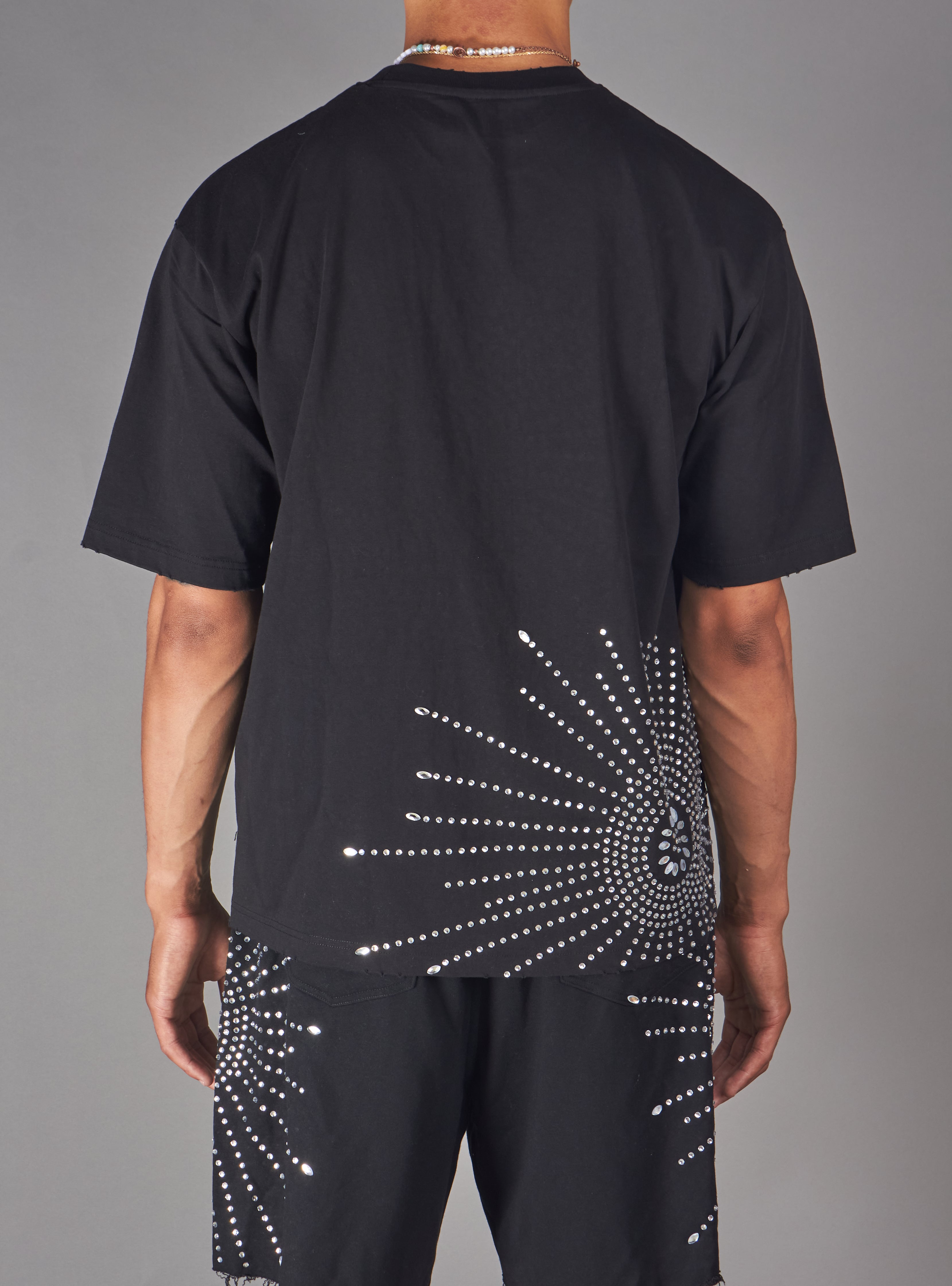 Politics T-Shirt - Pryden - Silver On Black - 089