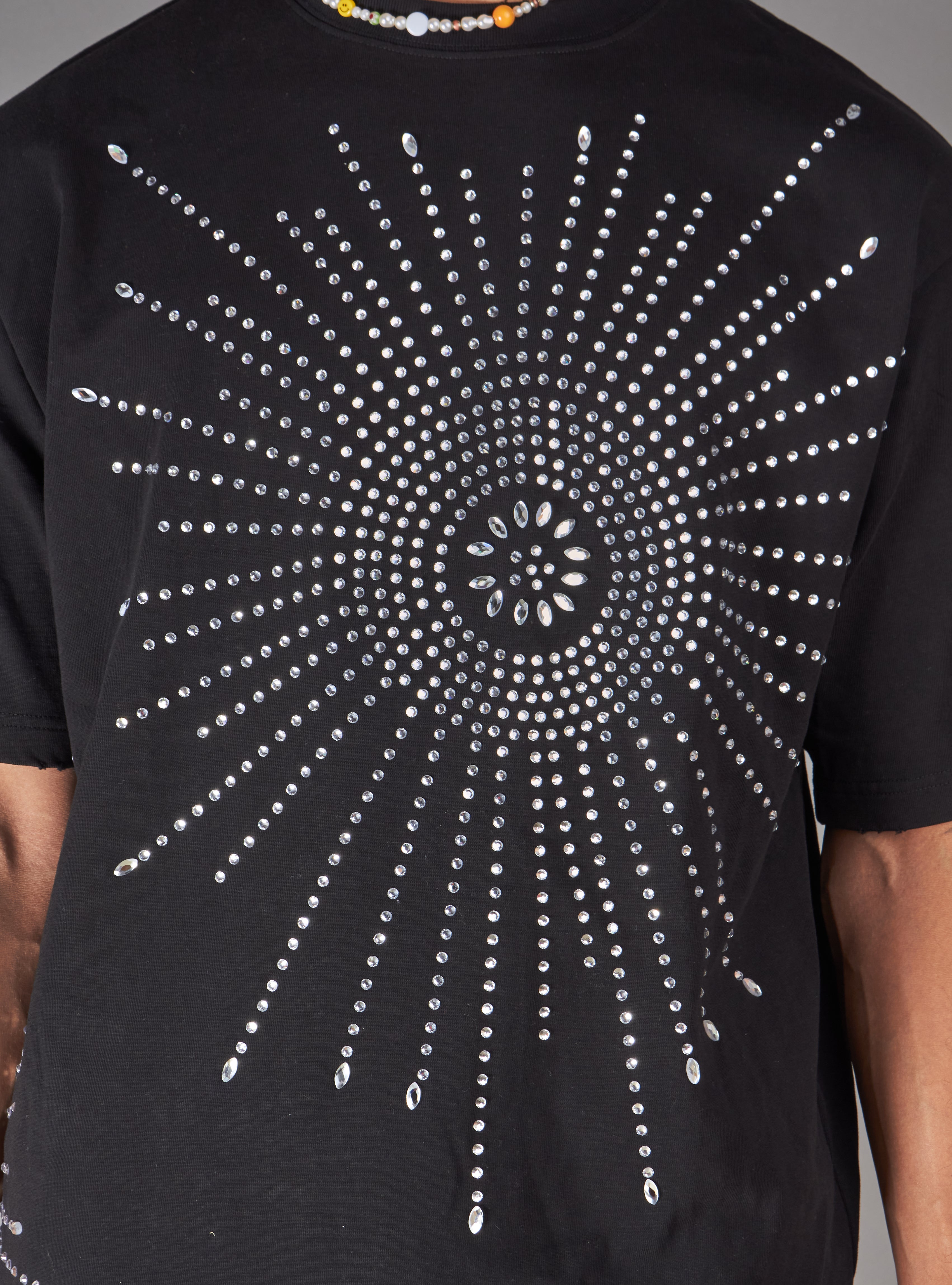 Politics T-Shirt - Pryden - Silver On Black - 089