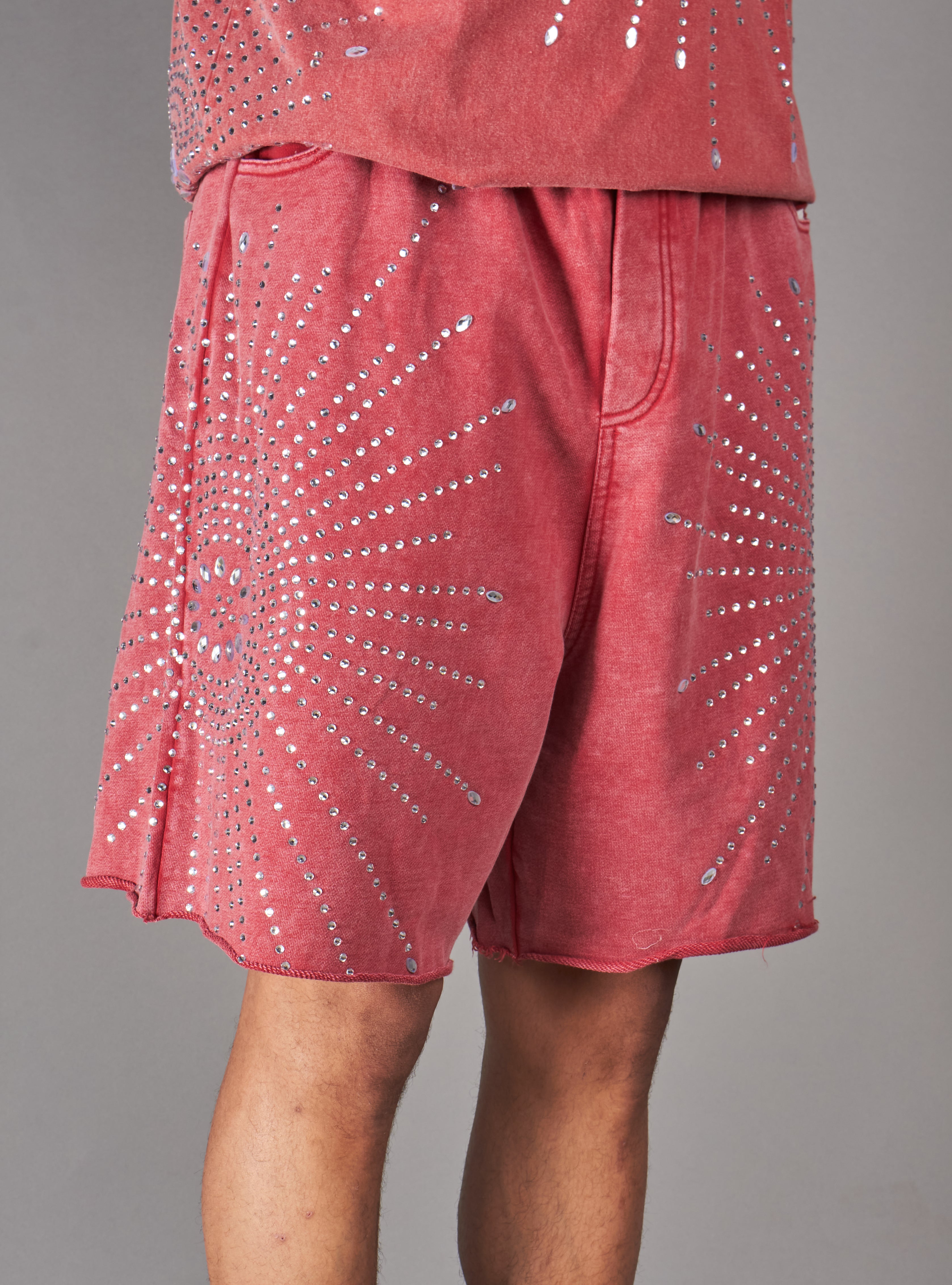 Politics Sweatshort - Selvin - Red - 154