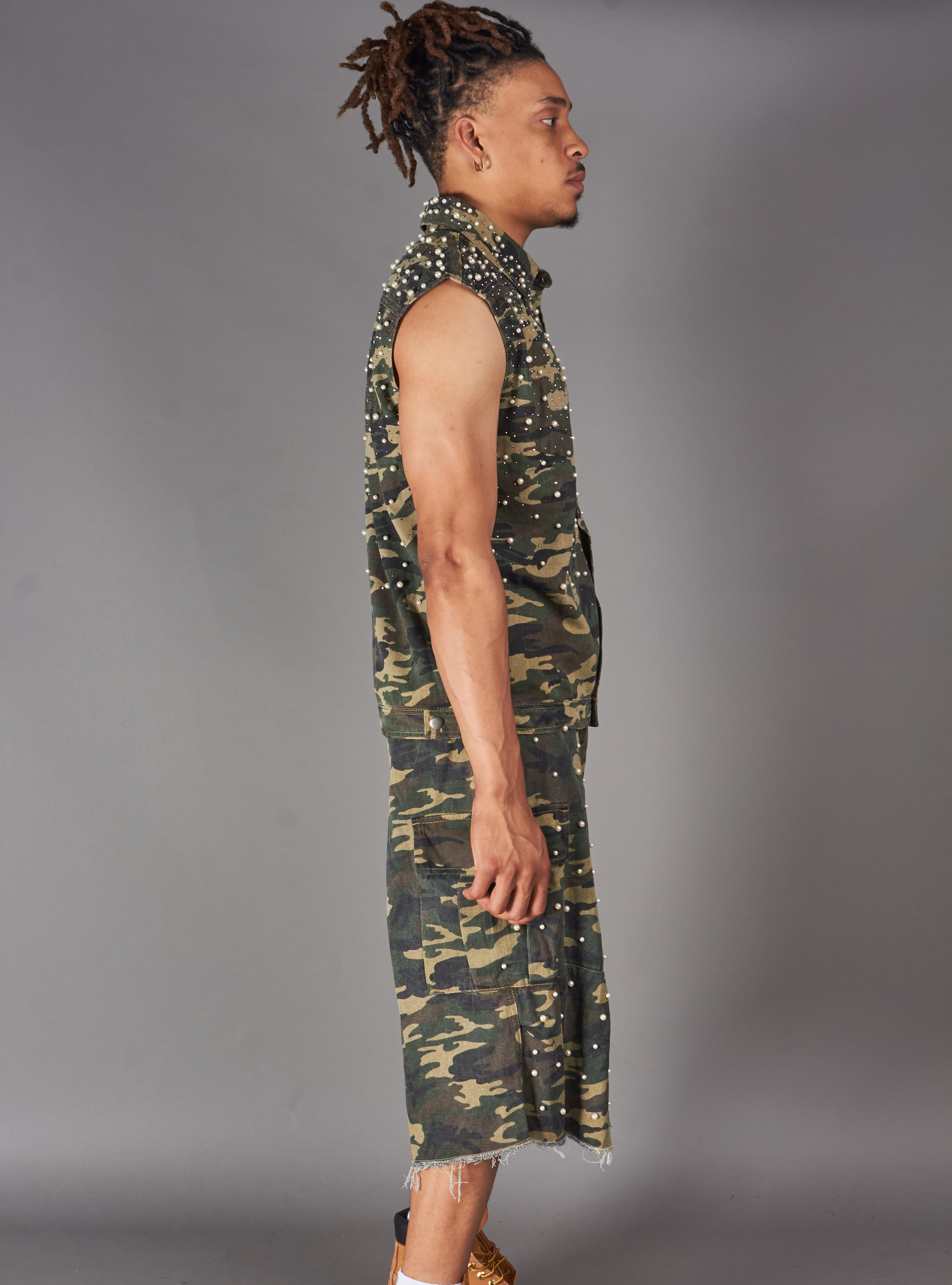 Politics Vest - Miron - Green Khaki Camo - 987
