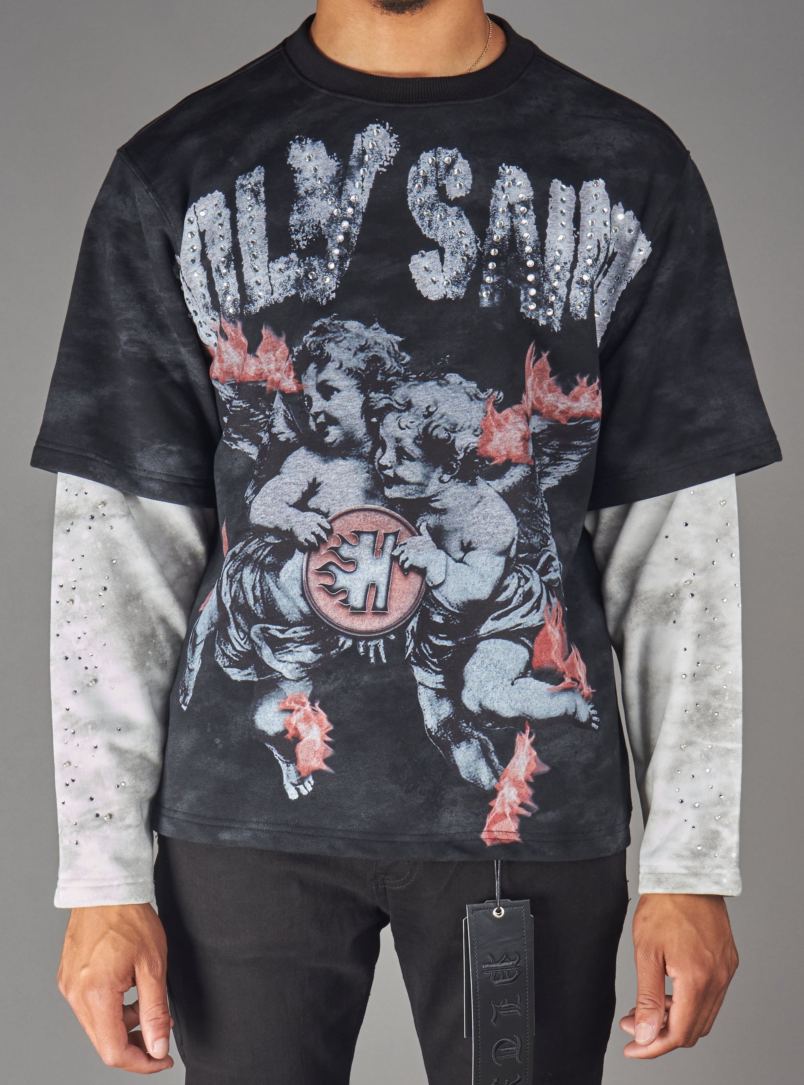Politics Shirt - Thorn - Black & Light Grey - 010