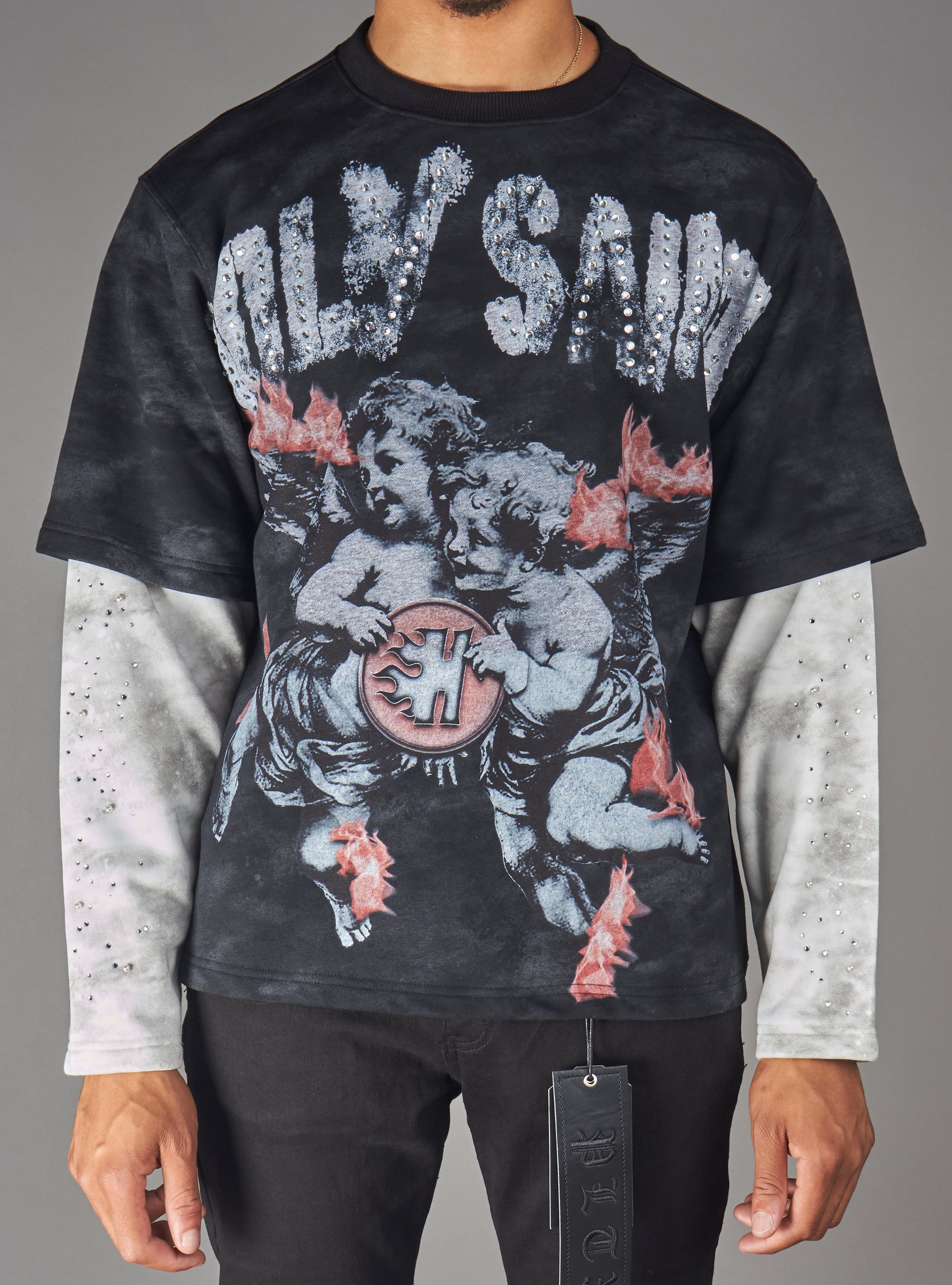 Politics Shirt - Thorn - Black & Light Grey - 010