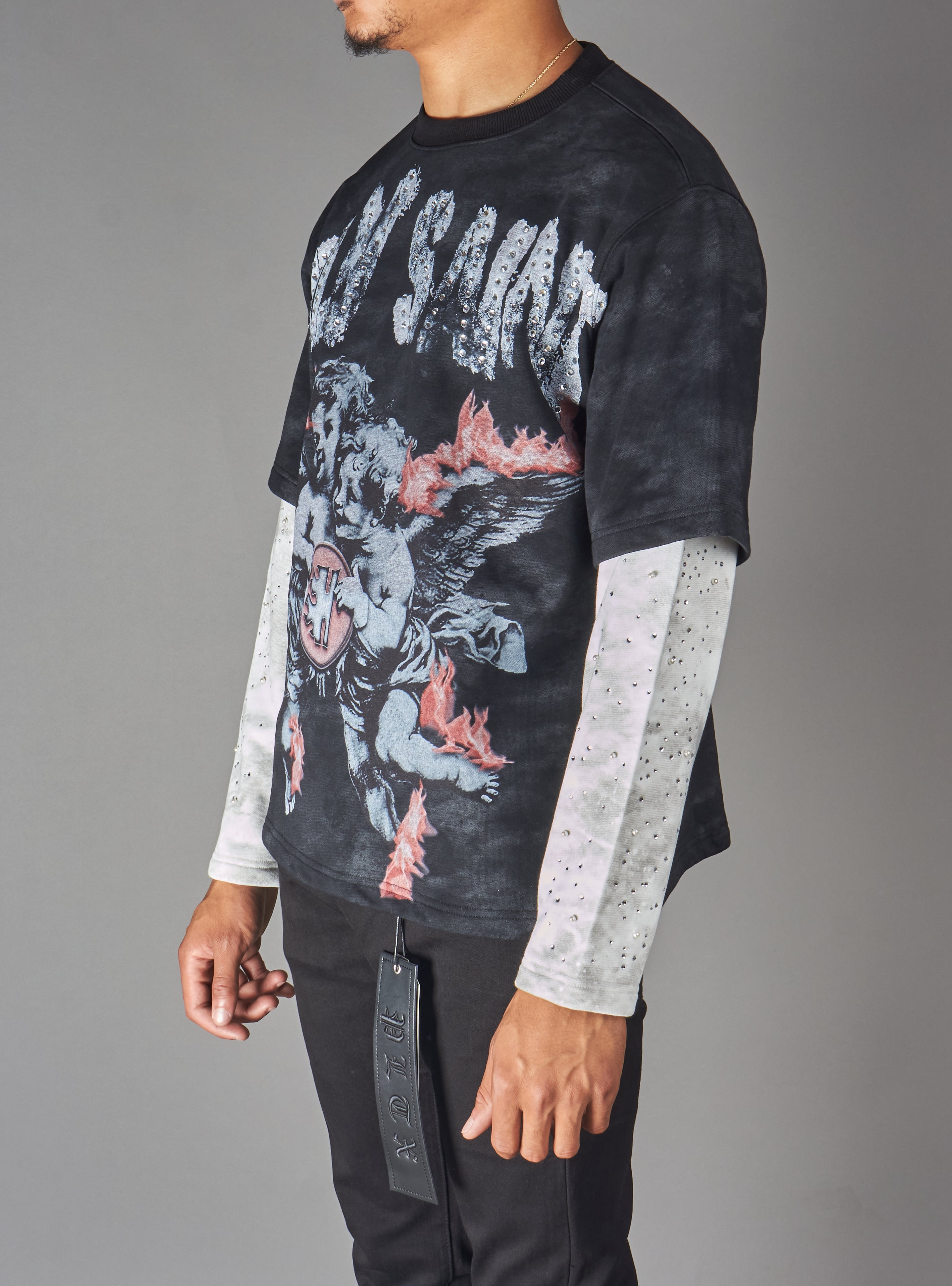 Politics Shirt - Thorn - Black & Light Grey - 010