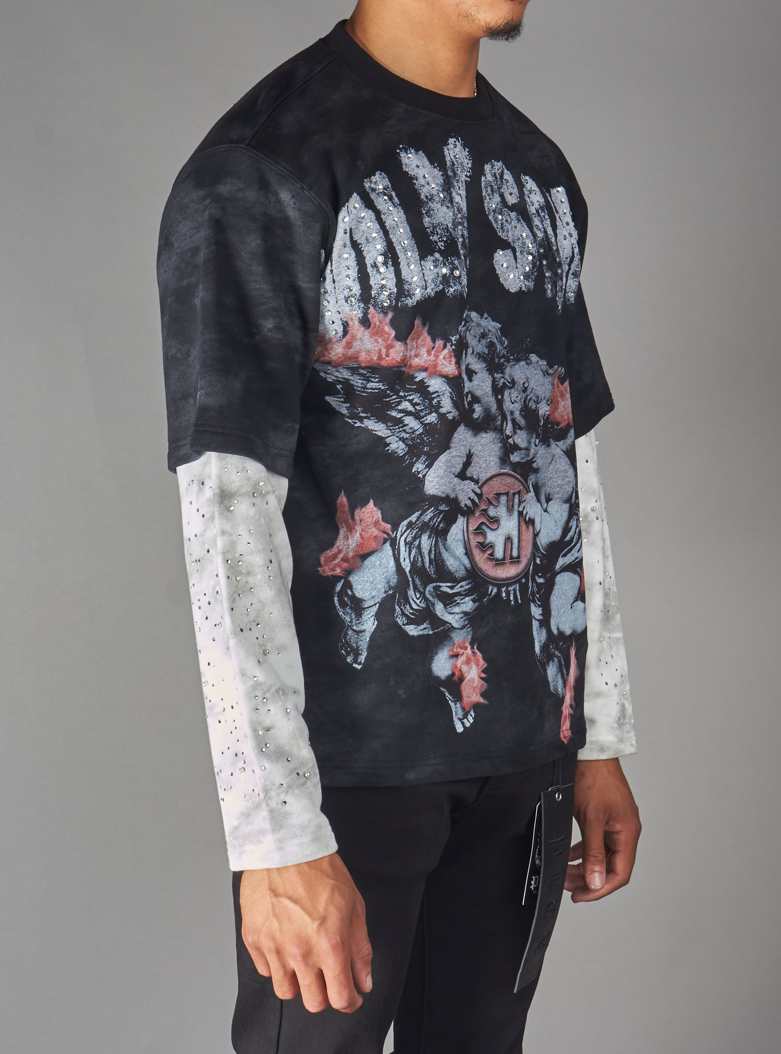 Politics Shirt - Thorn - Black & Light Grey - 010