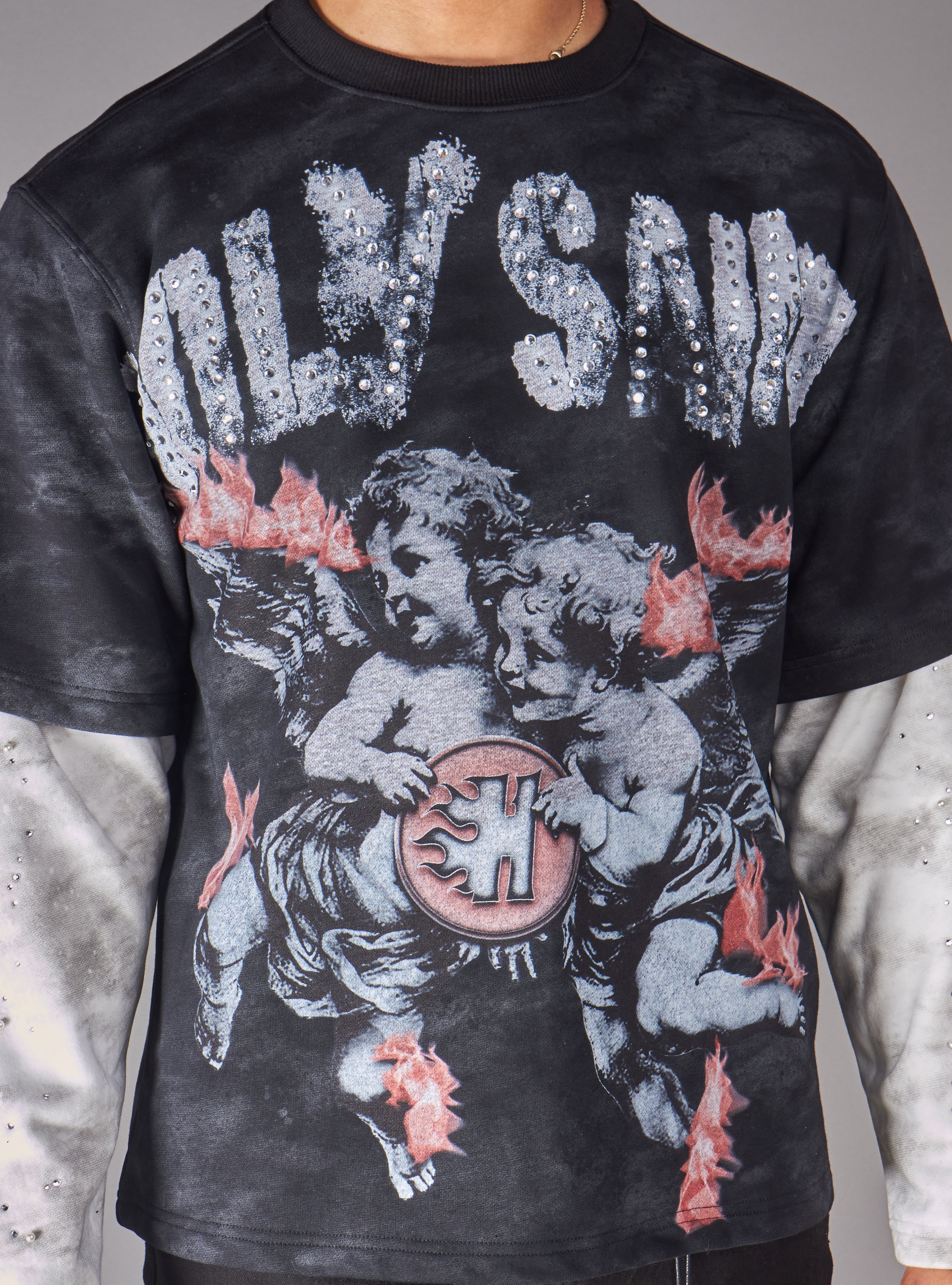 Politics Shirt - Thorn - Black & Light Grey - 010