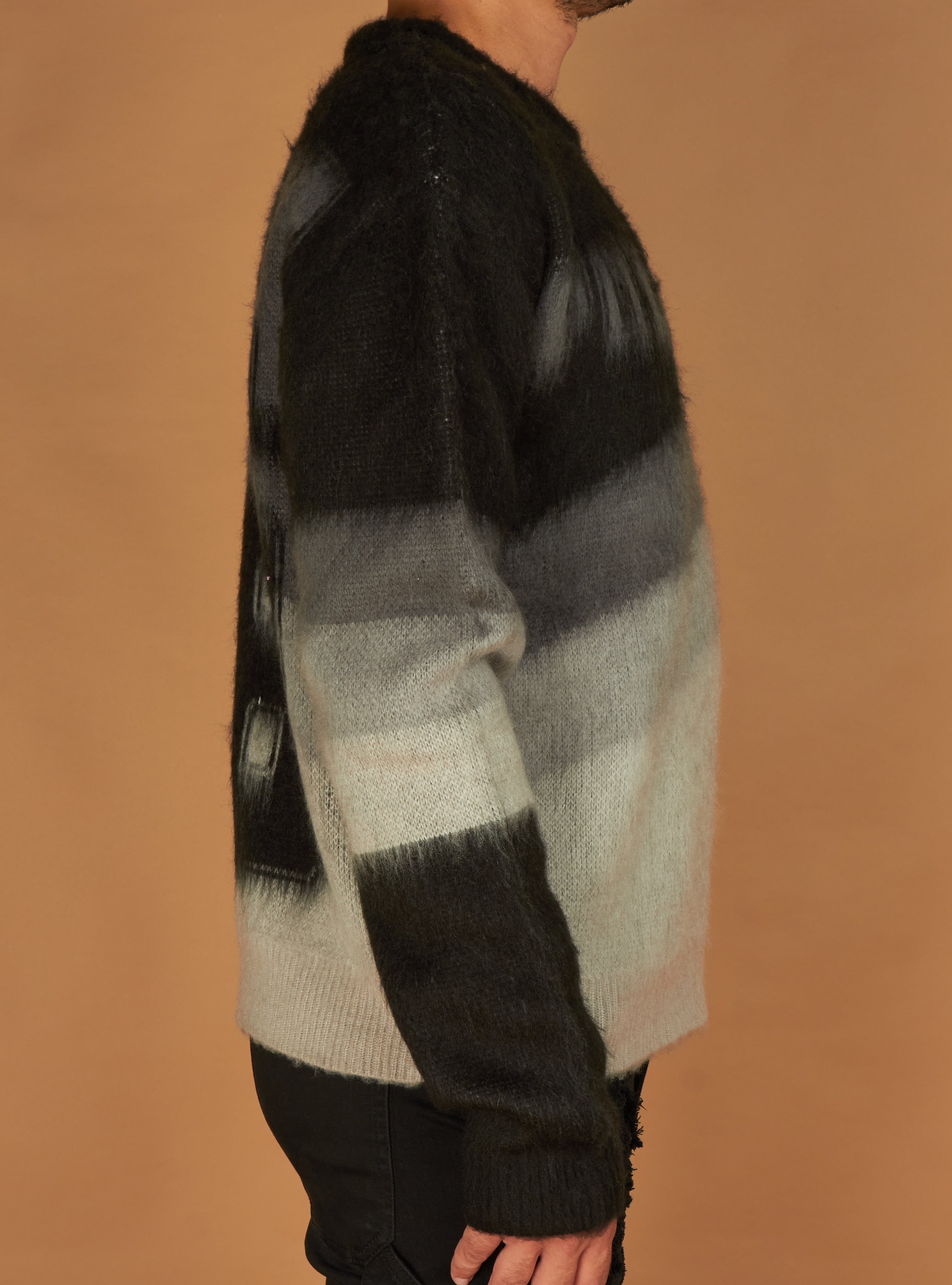 Politics Sweater - Babe - Black and Grey - 169