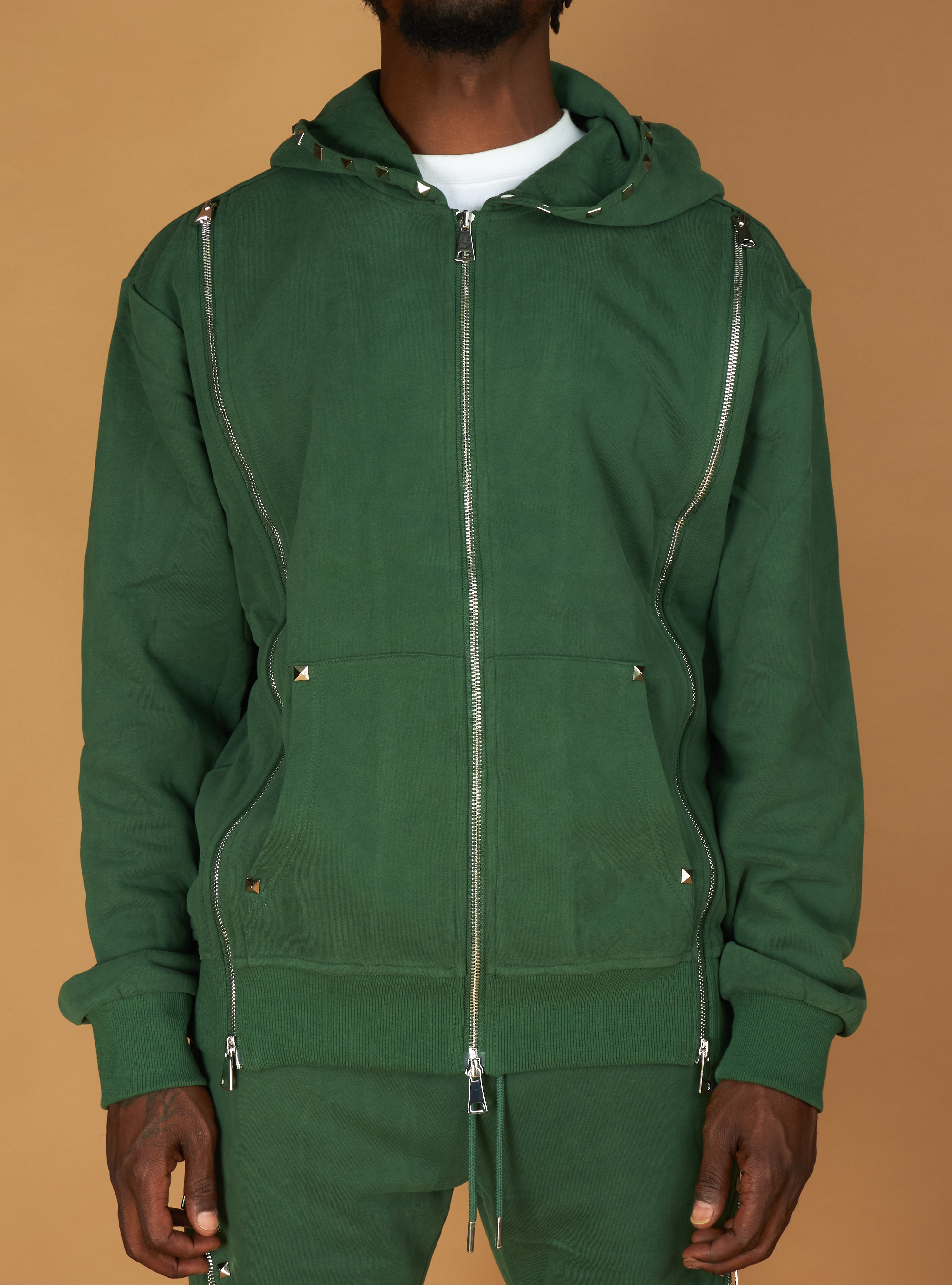 Politics Sweatsuit - Rivet - Olive - 718/728