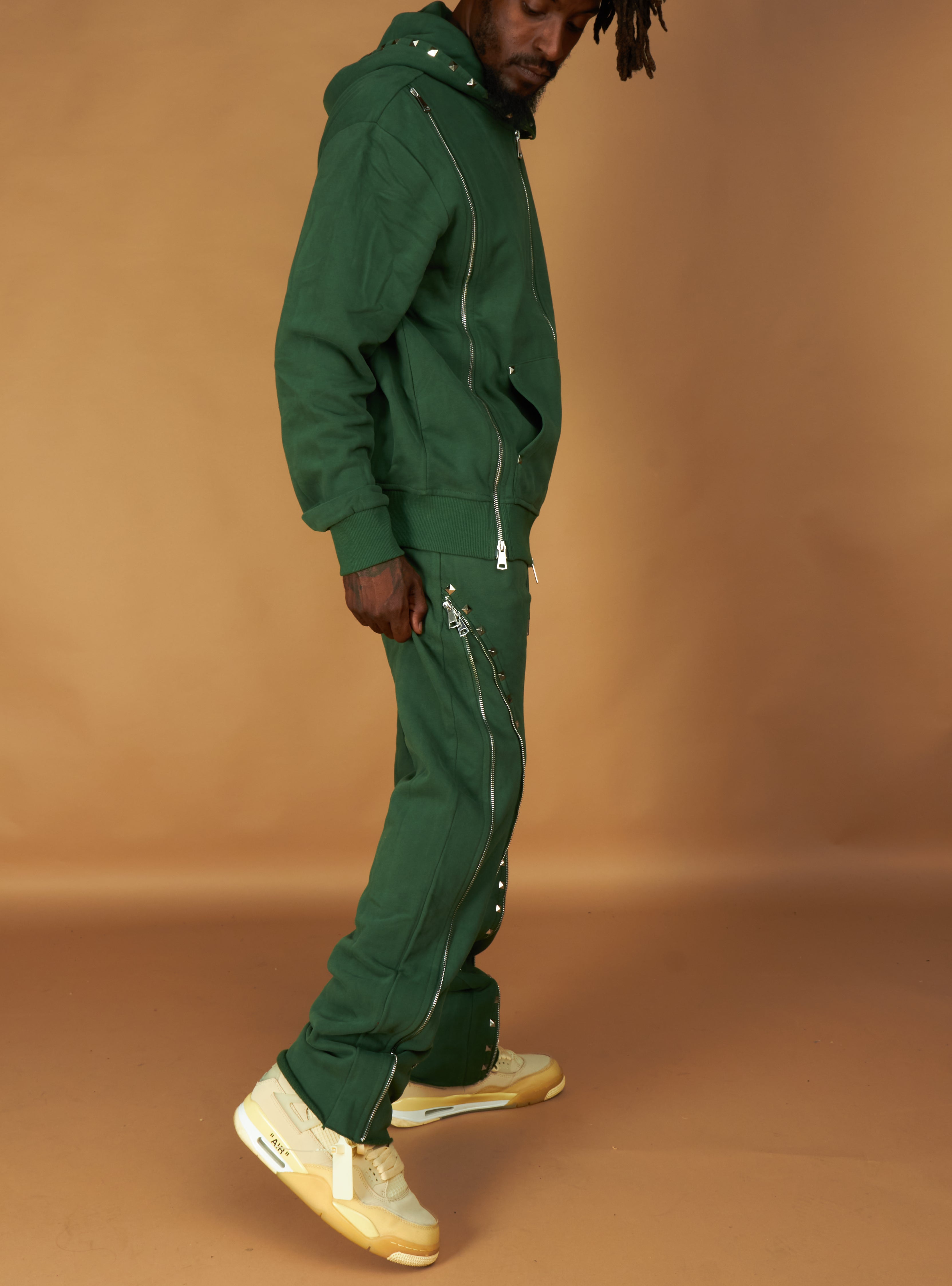 Politics Sweatsuit - Rivet - Olive - 718/728