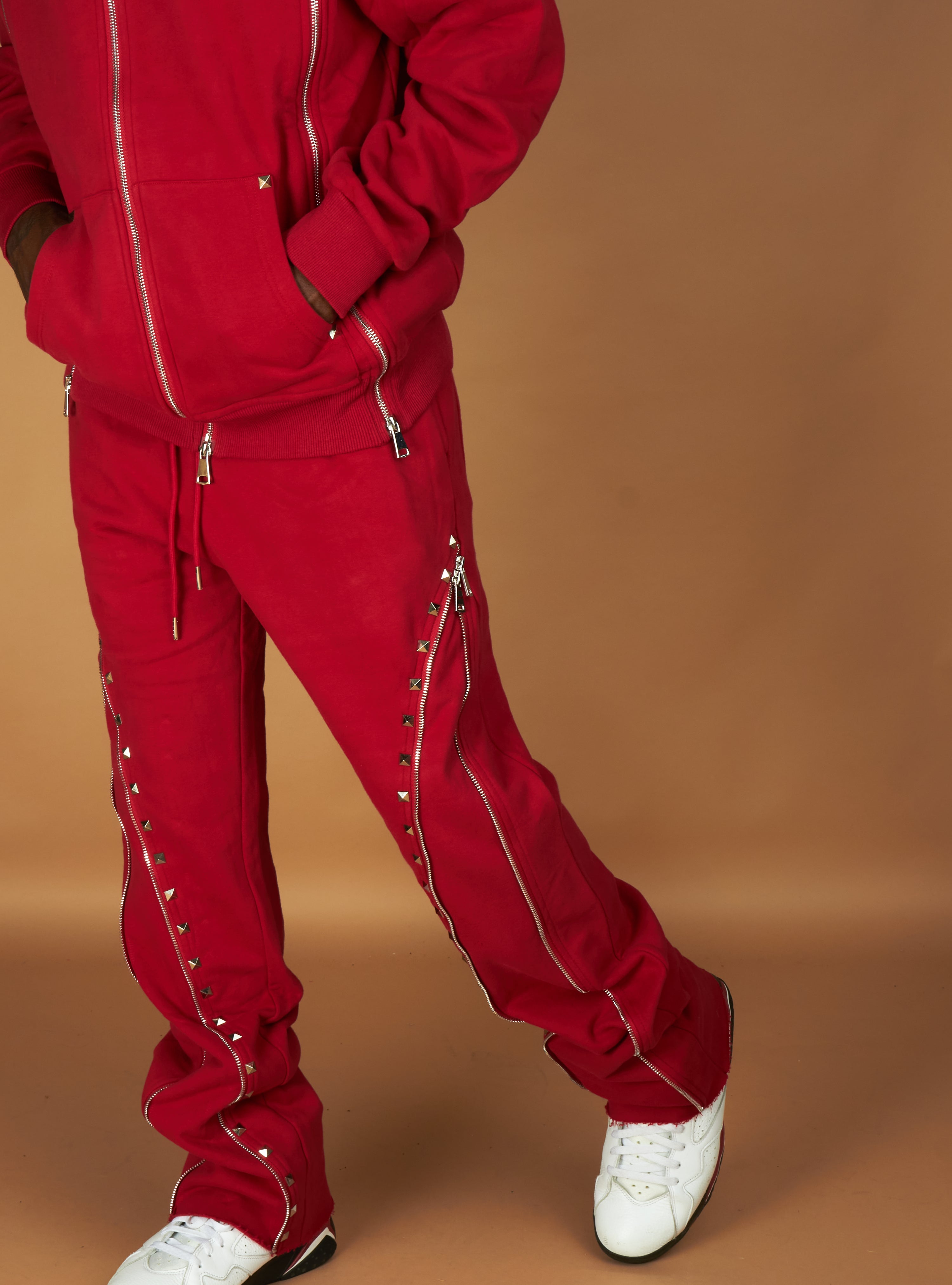 Politics Sweatsuit - Rivet - Red - 717/718