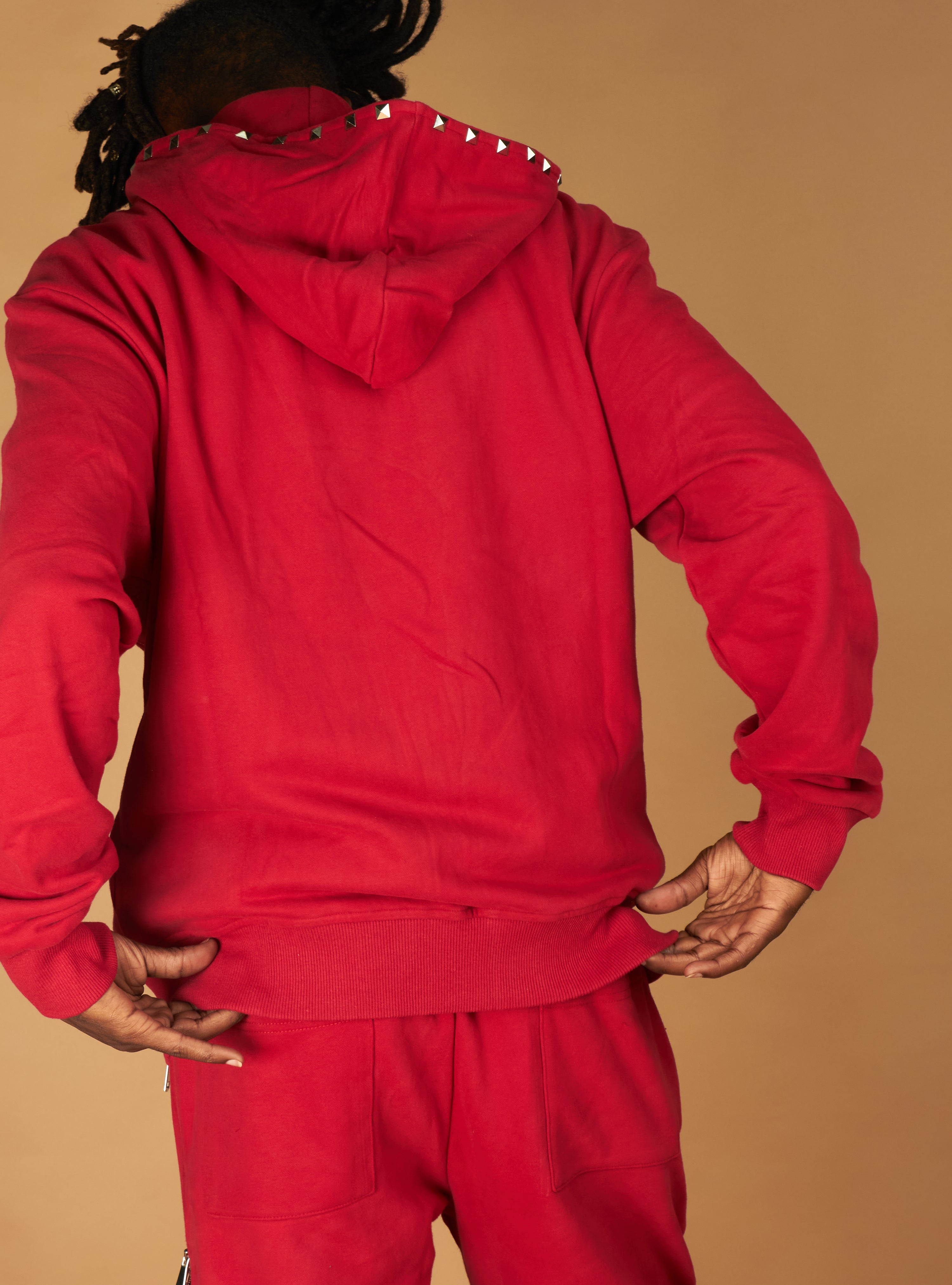 Politics Sweatsuit - Rivet - Red - 717/718