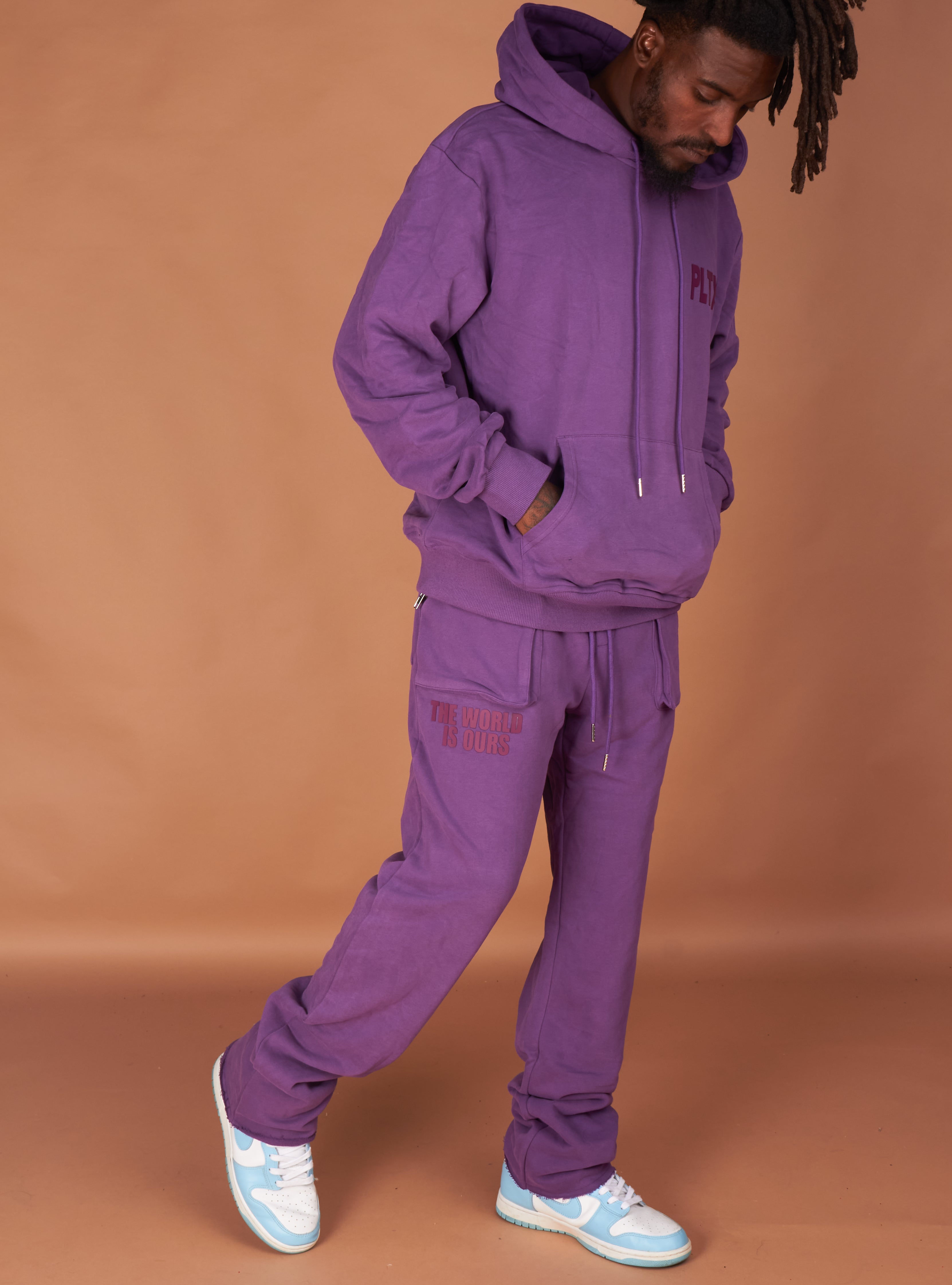 Politics Sweatsuit - Warden - Purple - 814/268