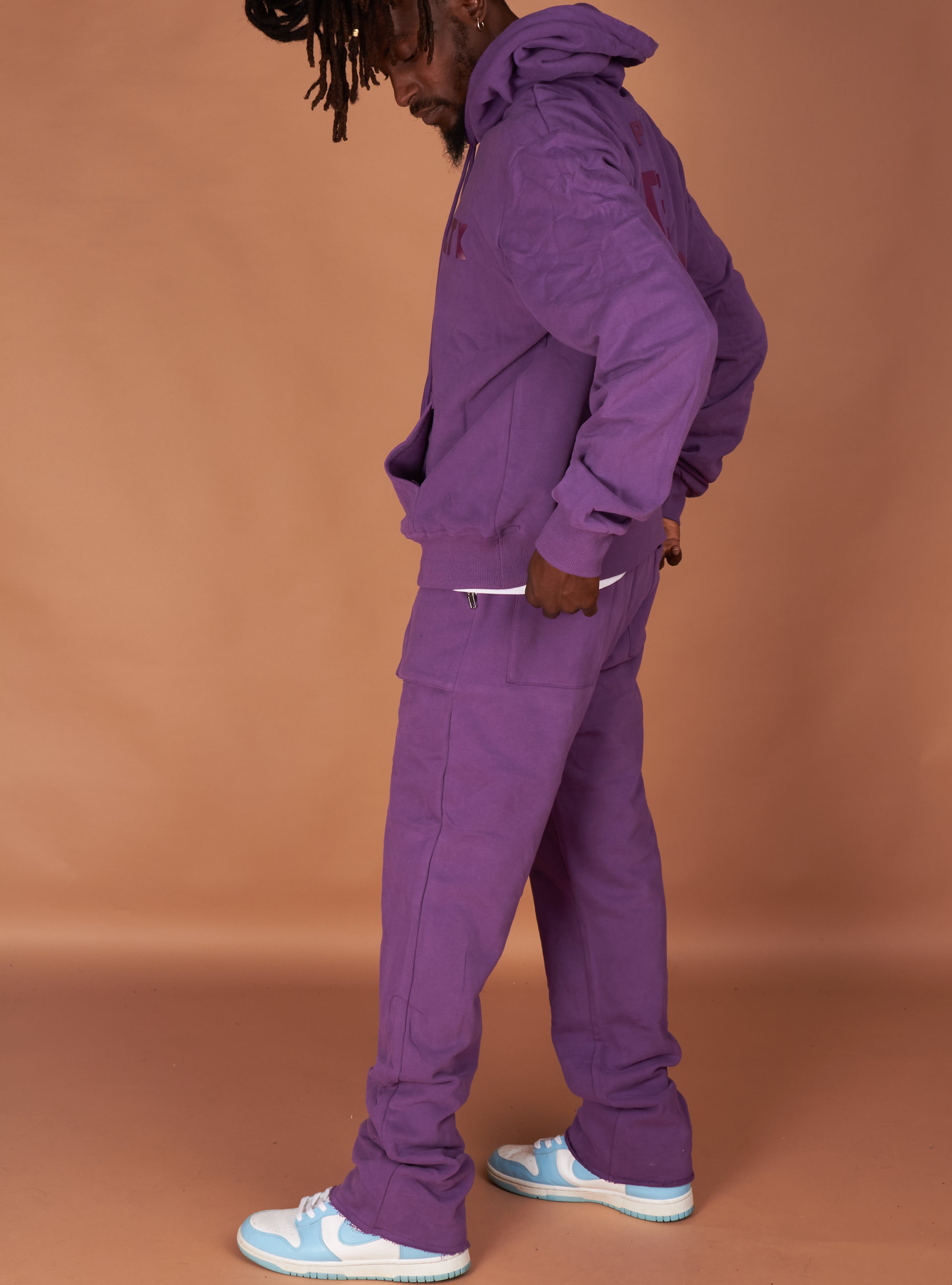 Politics Sweatsuit - Warden - Purple - 814/268