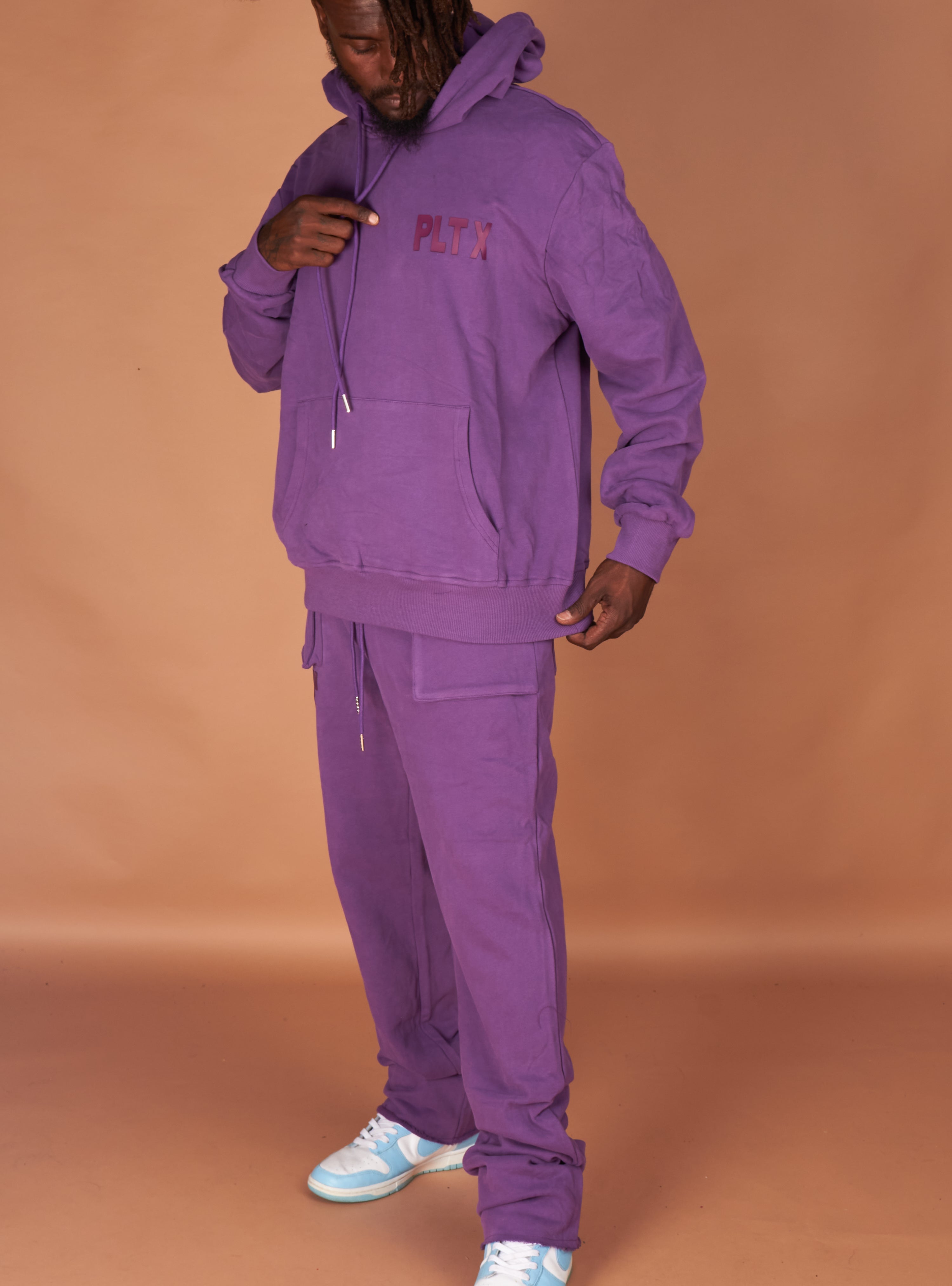 Politics Sweatsuit - Warden - Purple - 814/268