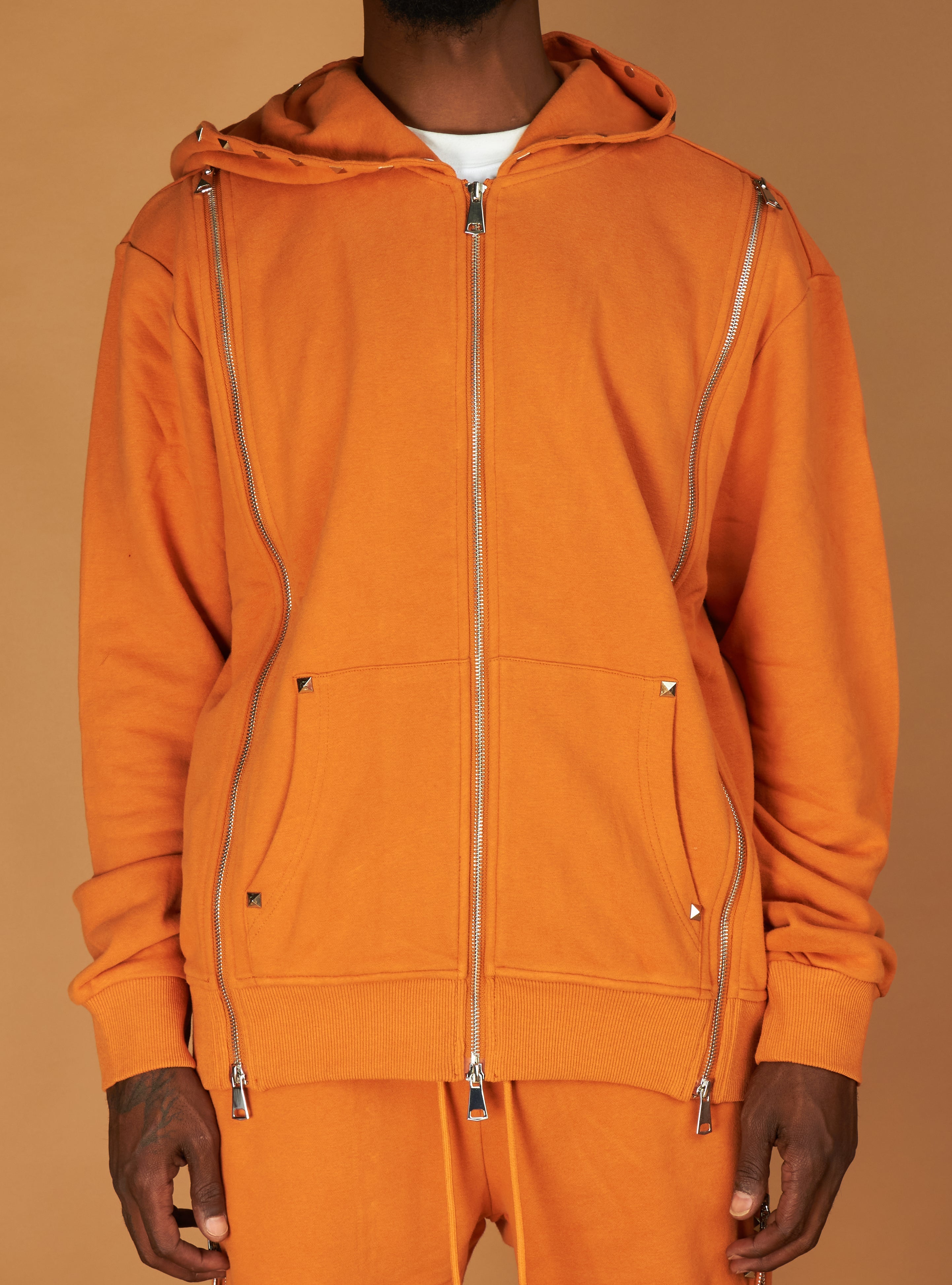 Politics Sweatsuit - Rivet - Orange - 716/726