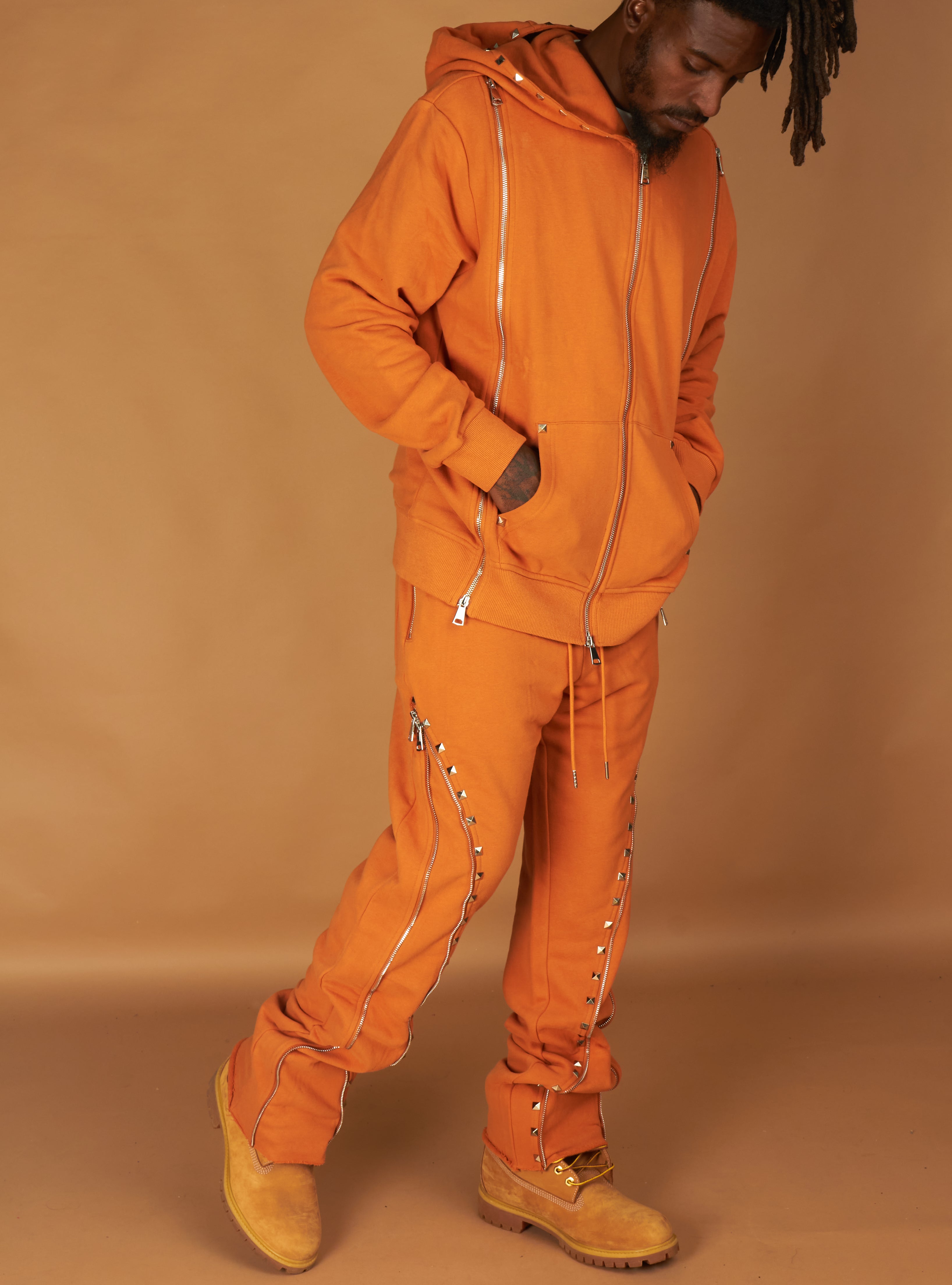 Politics Sweatsuit - Rivet - Orange - 716/726