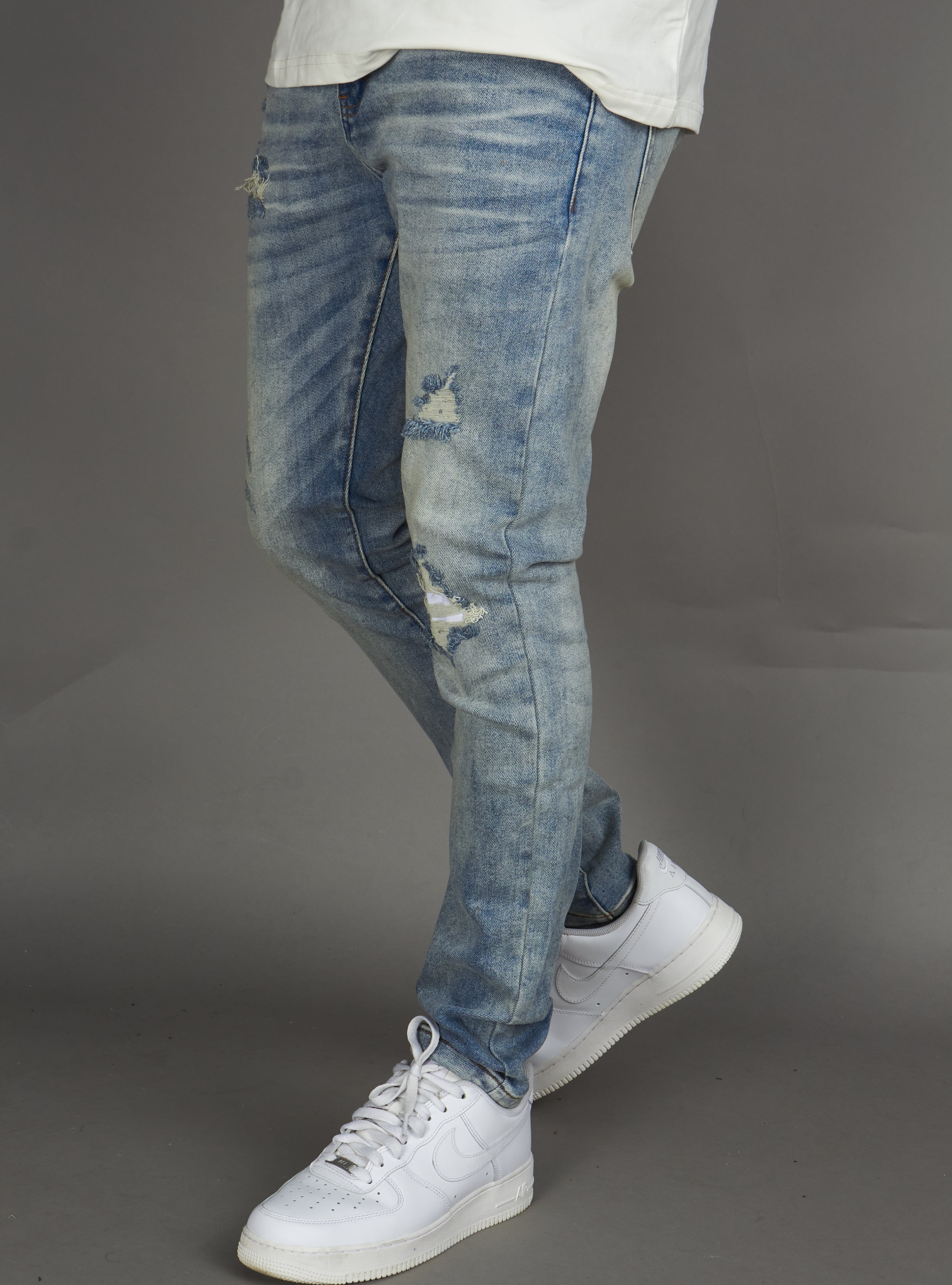 Politics Jeans - Akhurst Skinny Fit - Blue Wash - 660