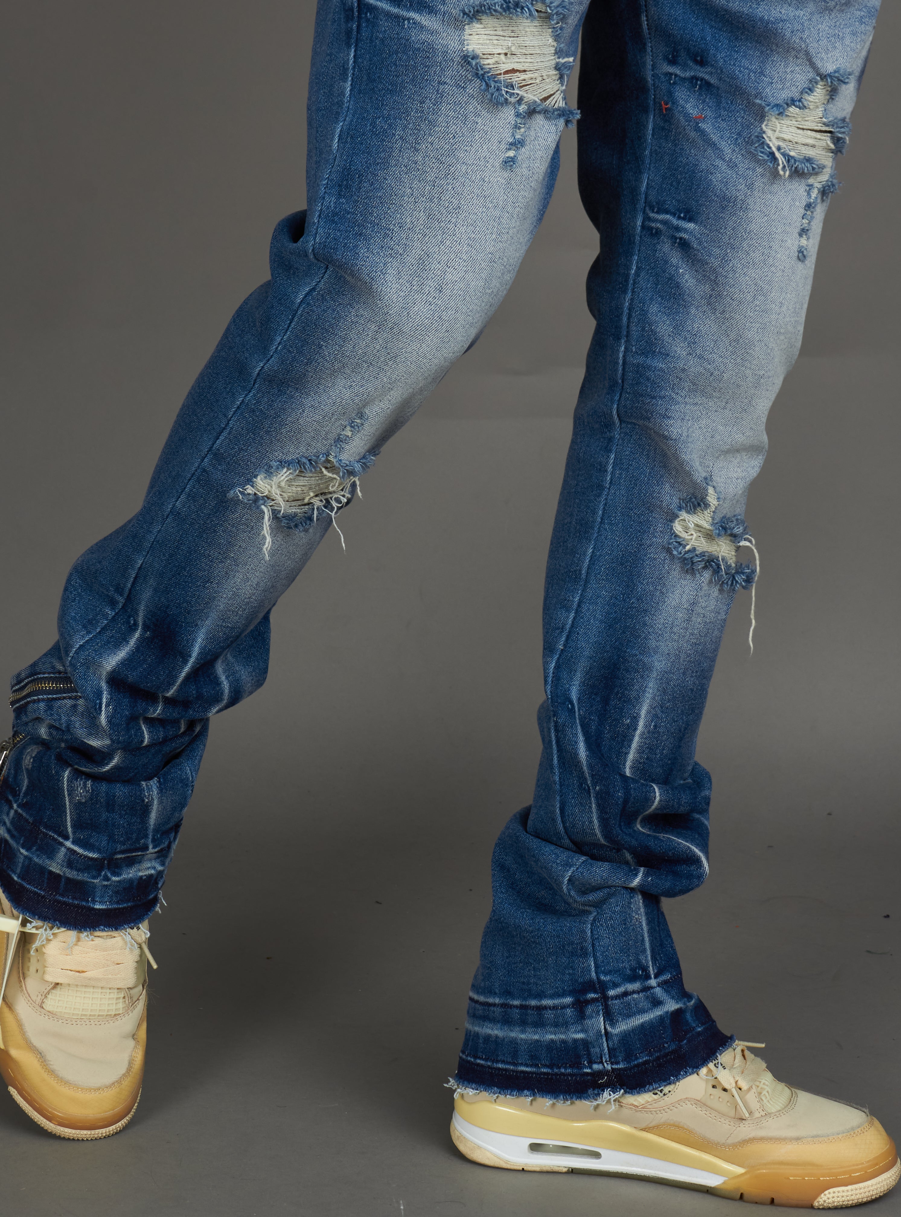 Politics Jeans - Agassi Stacked Fit - Blue Wash - 967