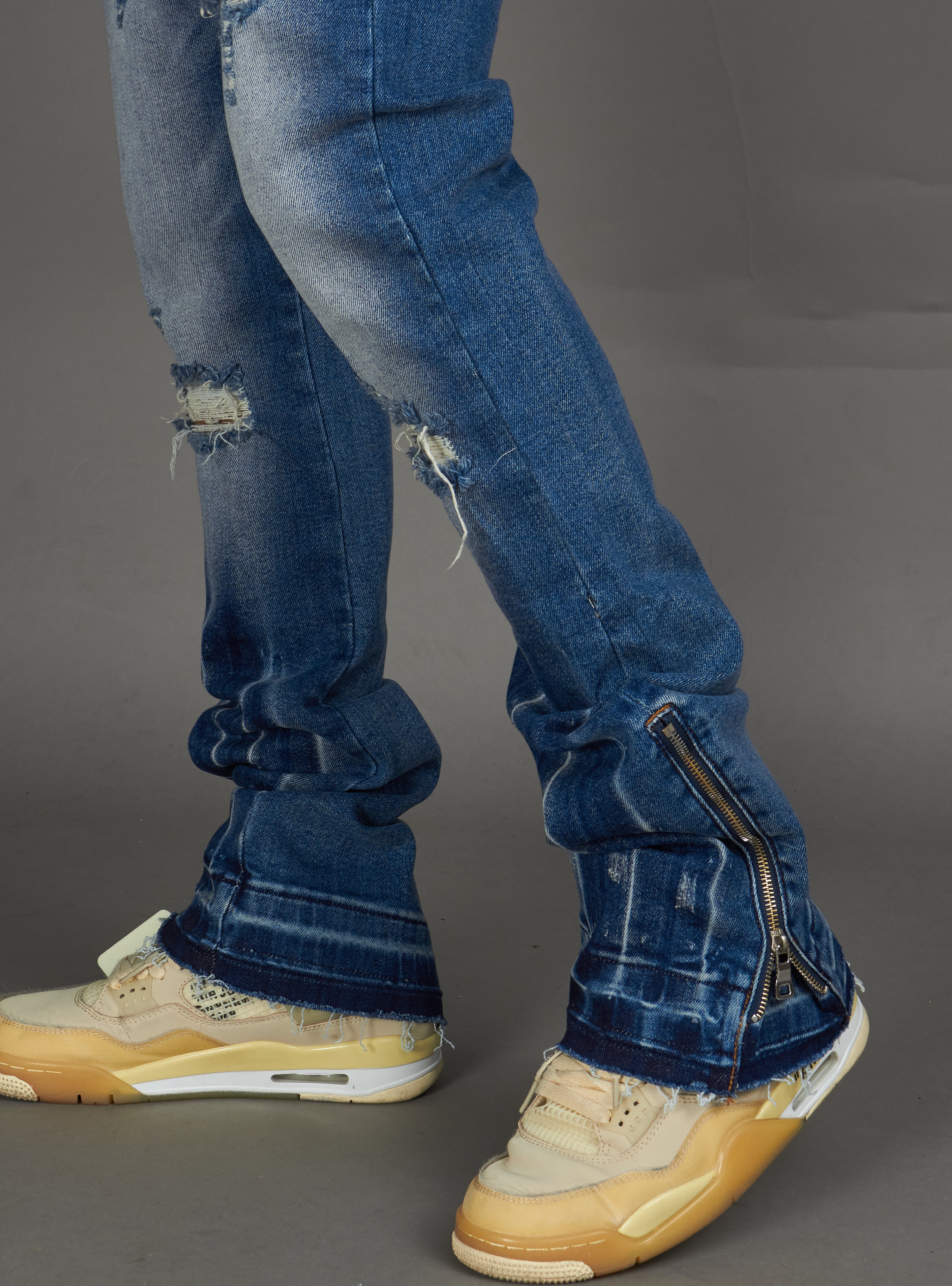 Politics Jeans - Agassi Stacked Fit - Blue Wash - 967