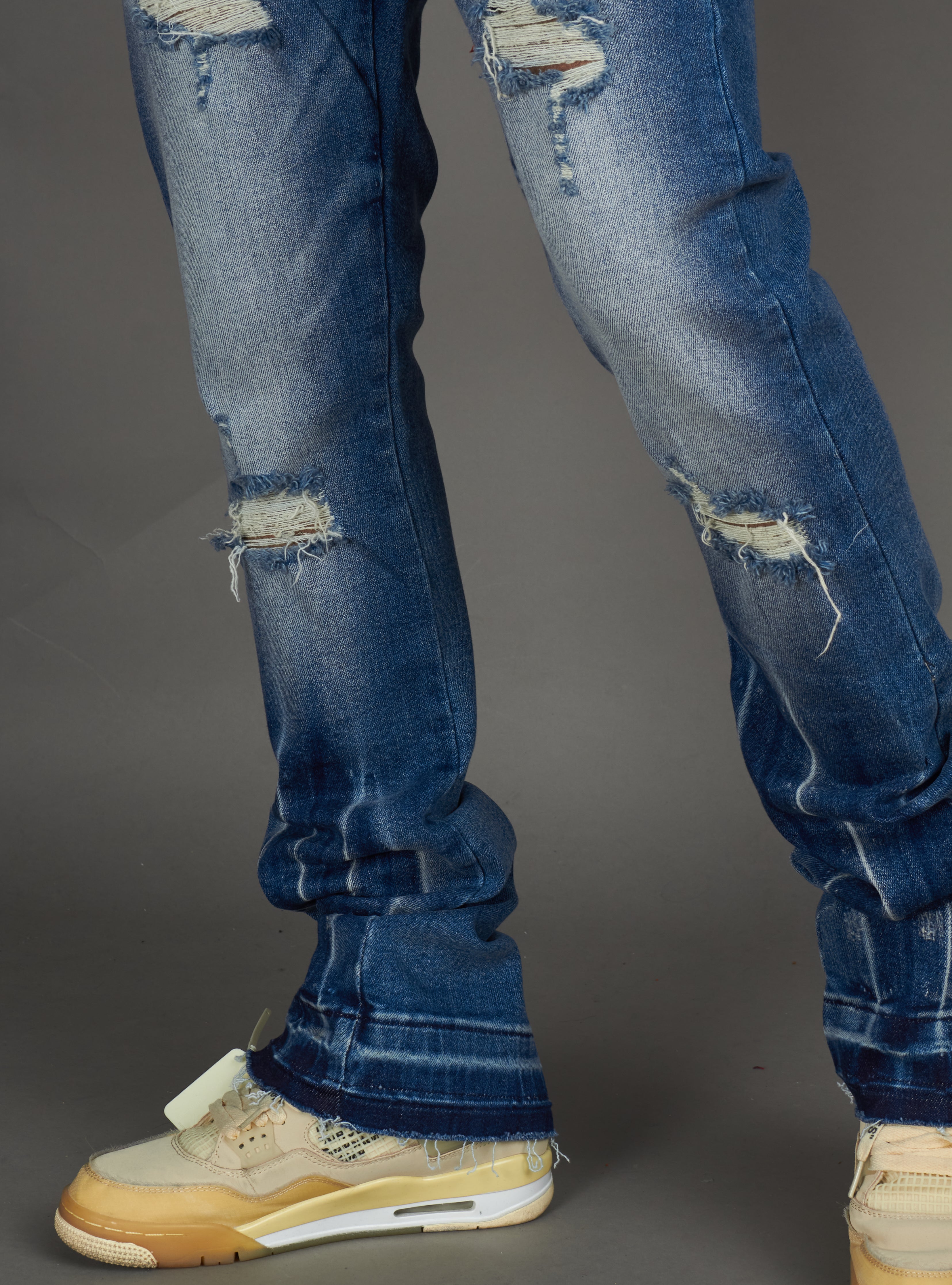 Politics Jeans - Agassi Stacked Fit - Blue Wash - 967