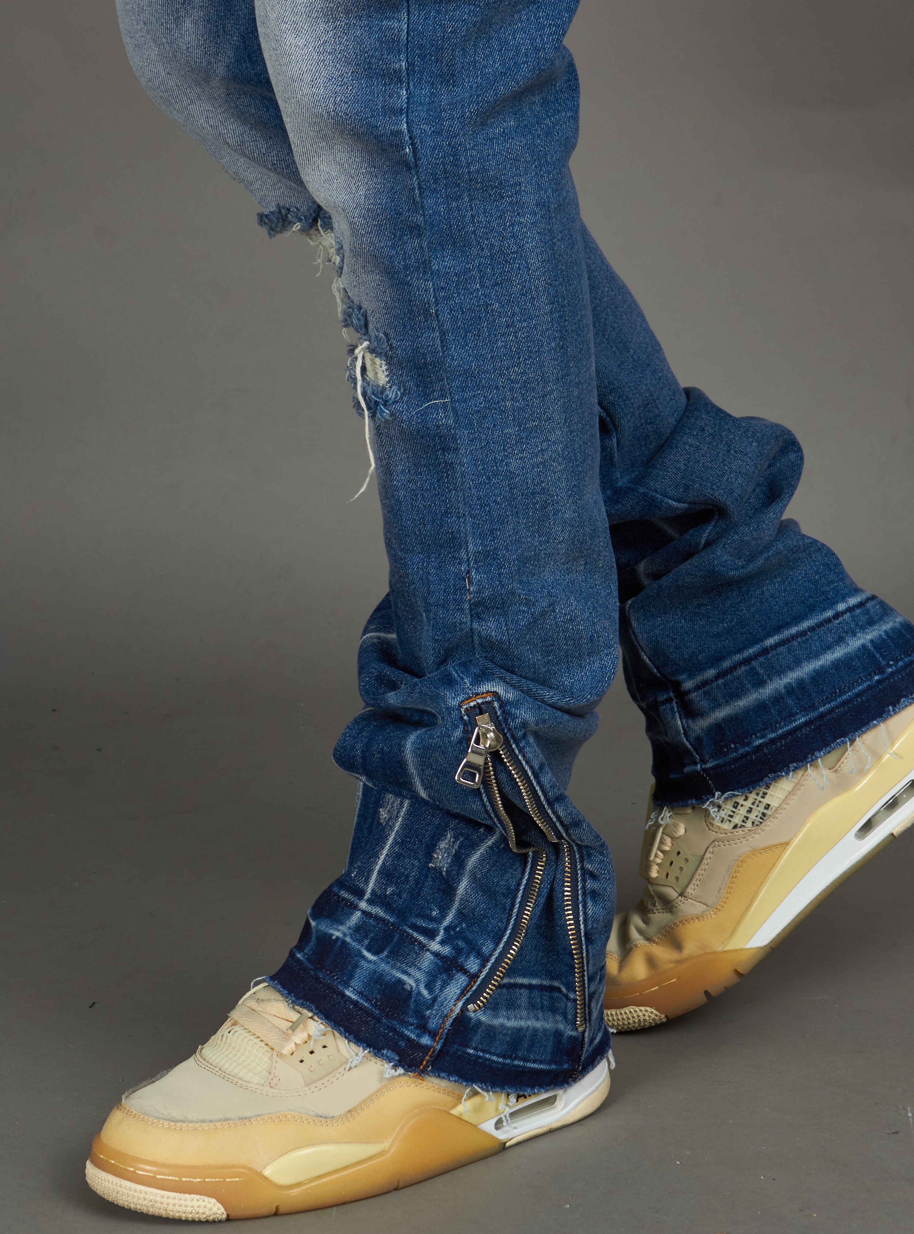 Politics Jeans - Agassi Stacked Fit - Blue Wash - 967