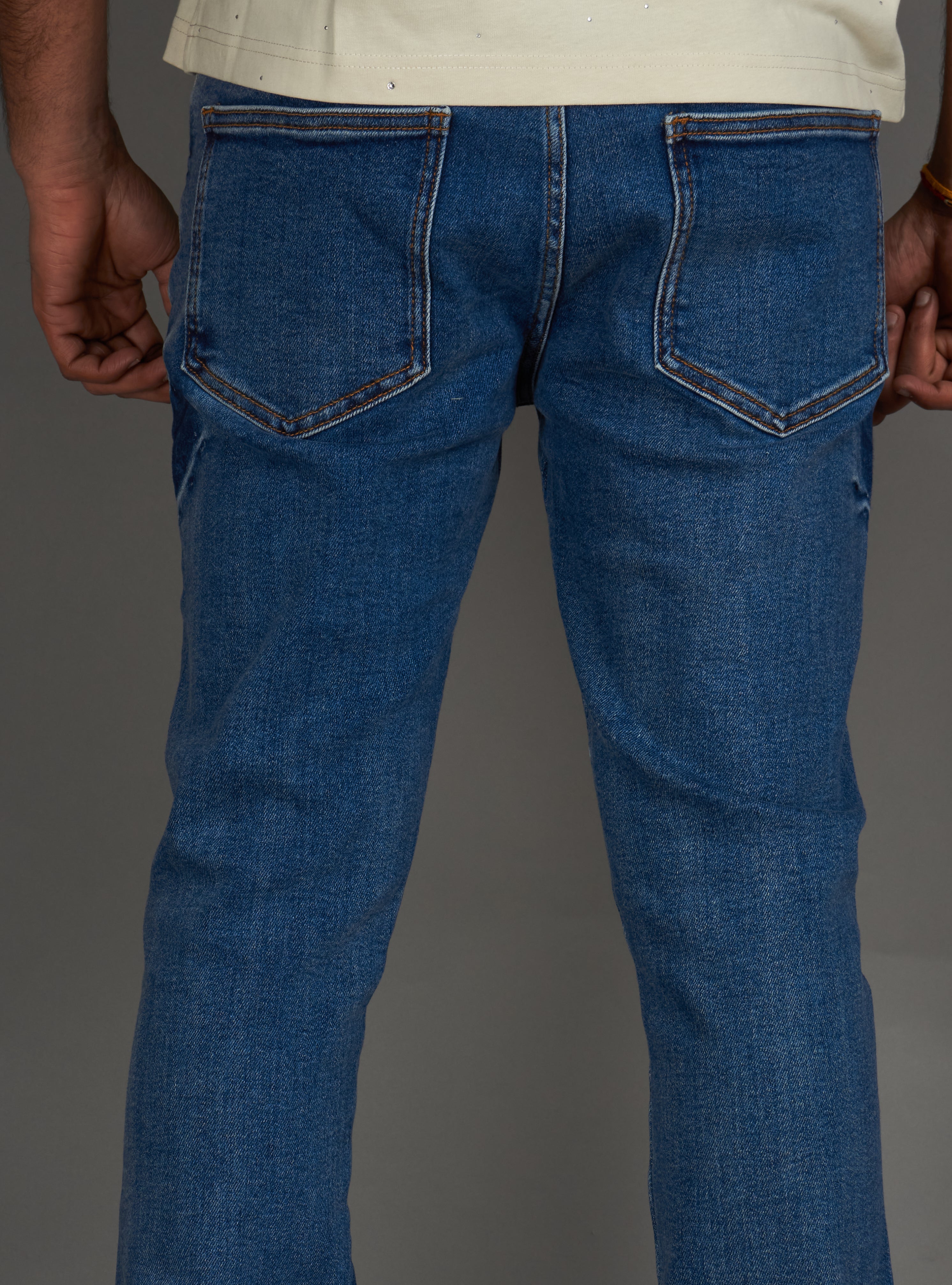 Politics Jeans - Agassi Stacked Fit - Blue Wash - 967