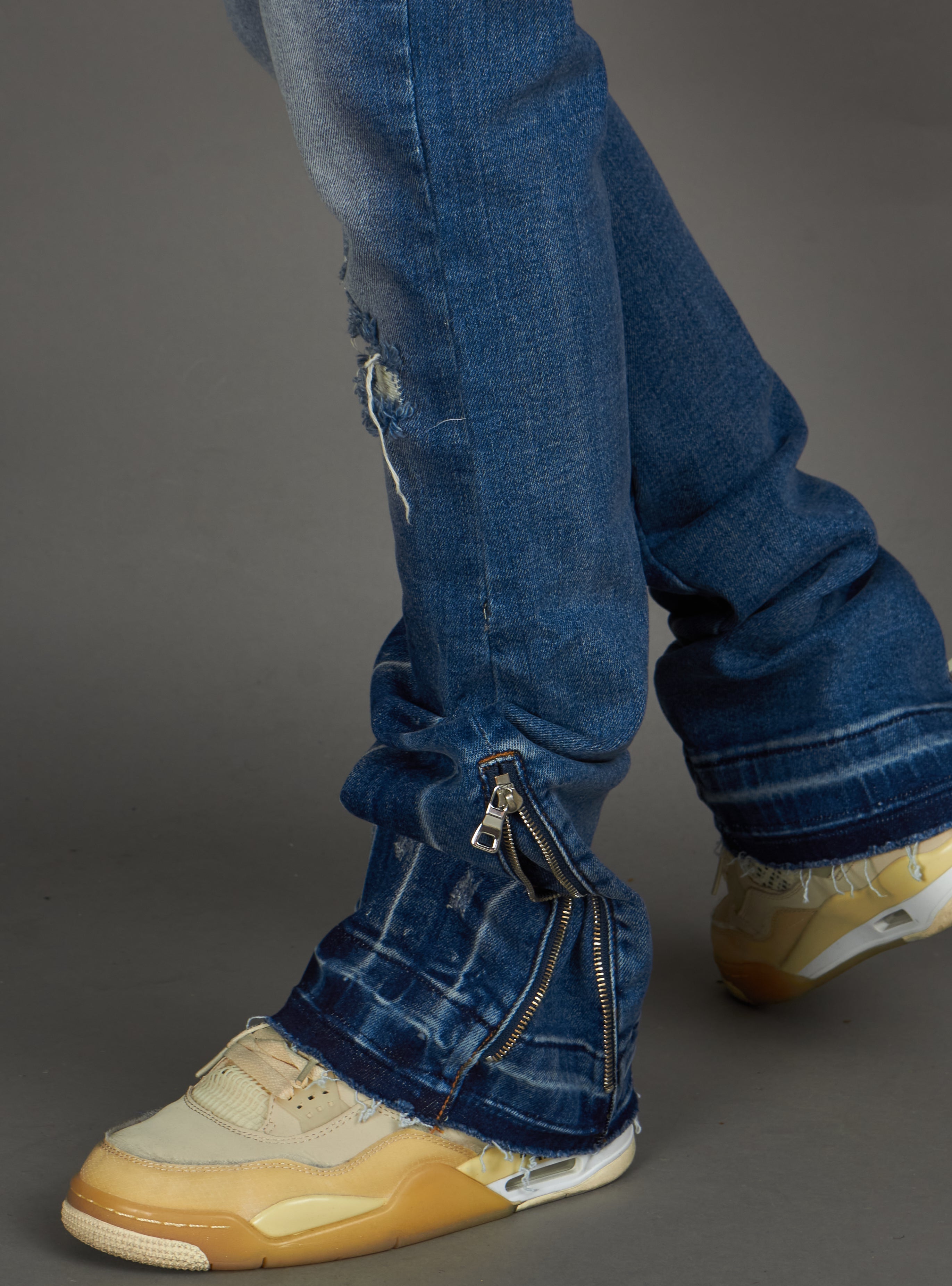 Politics Jeans - Agassi Stacked Fit - Blue Wash - 967