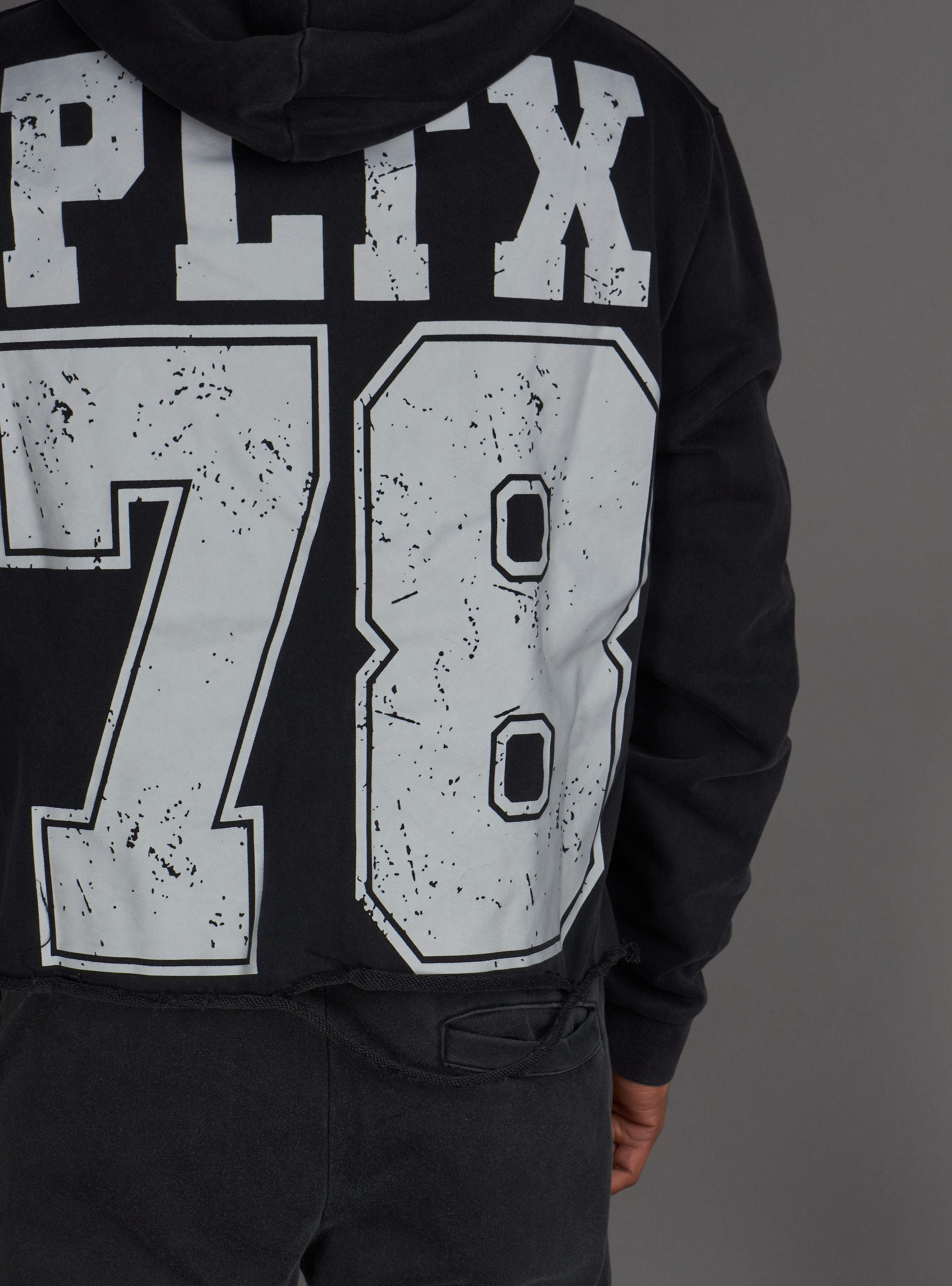 Politics Hoodie - Ruth - Grey Wash - 110