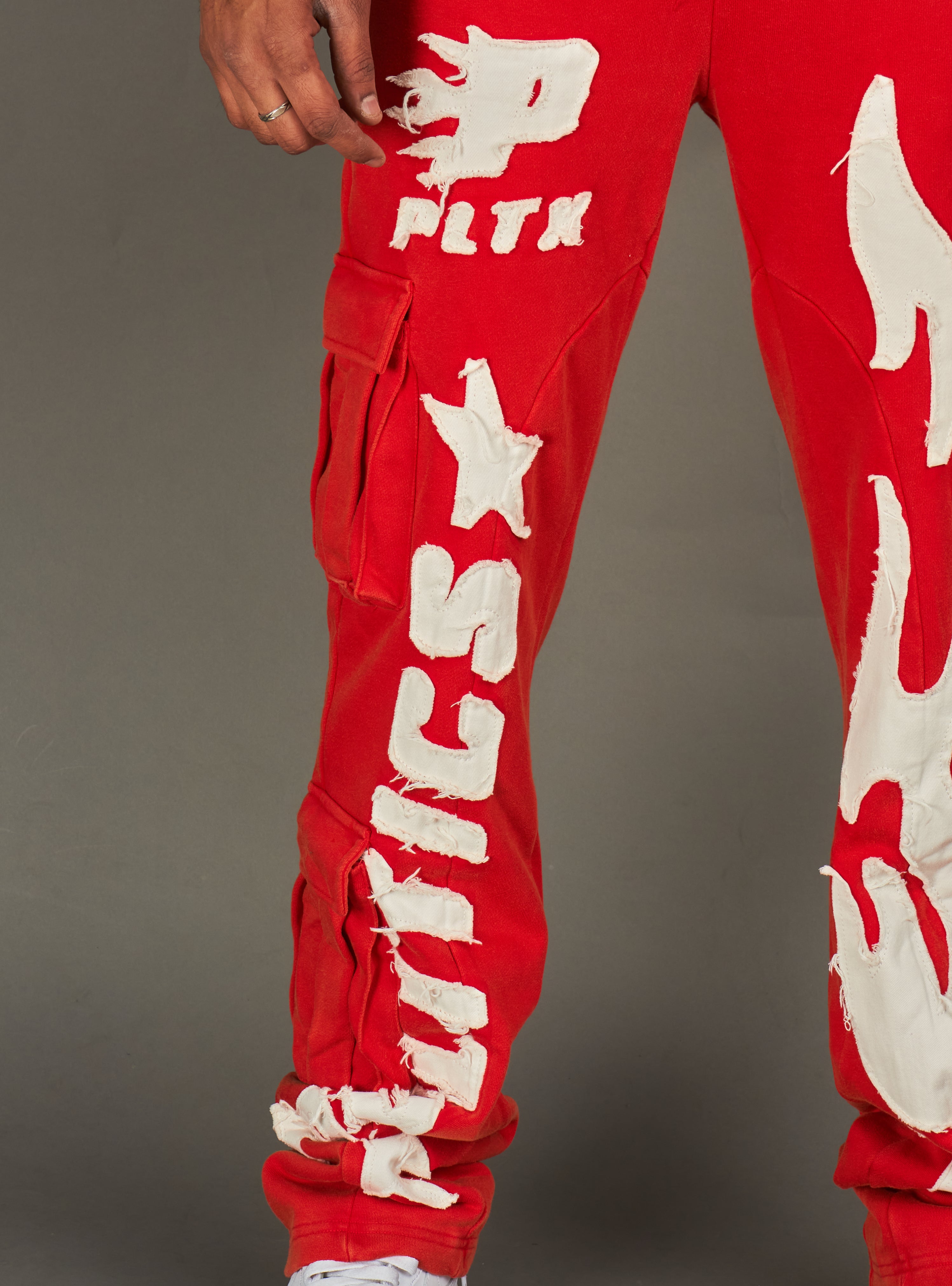 Politics Sweatpants - Oz - Red wash - 610