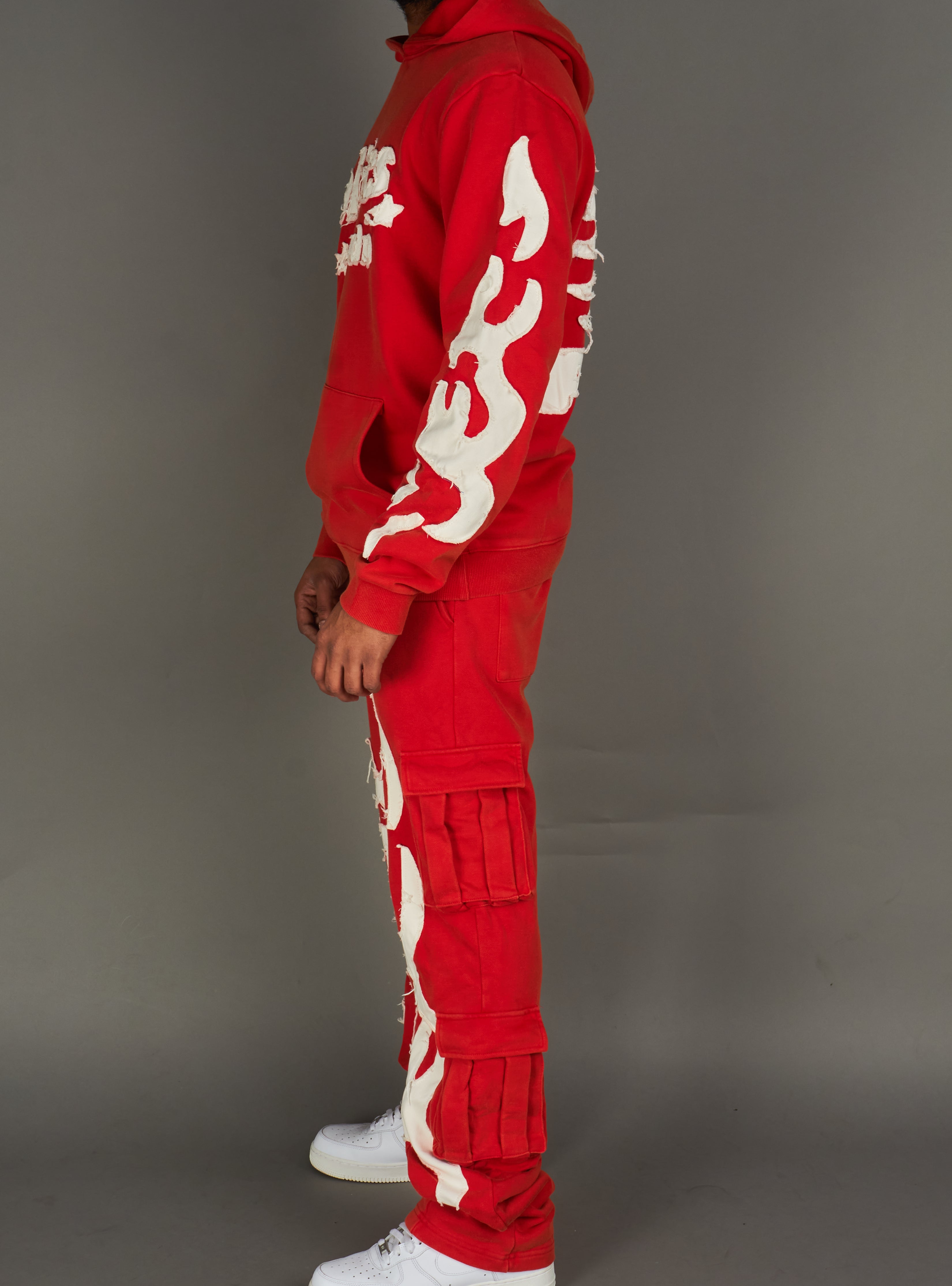 Politics Hoodie - Oz - Red WASH - 605