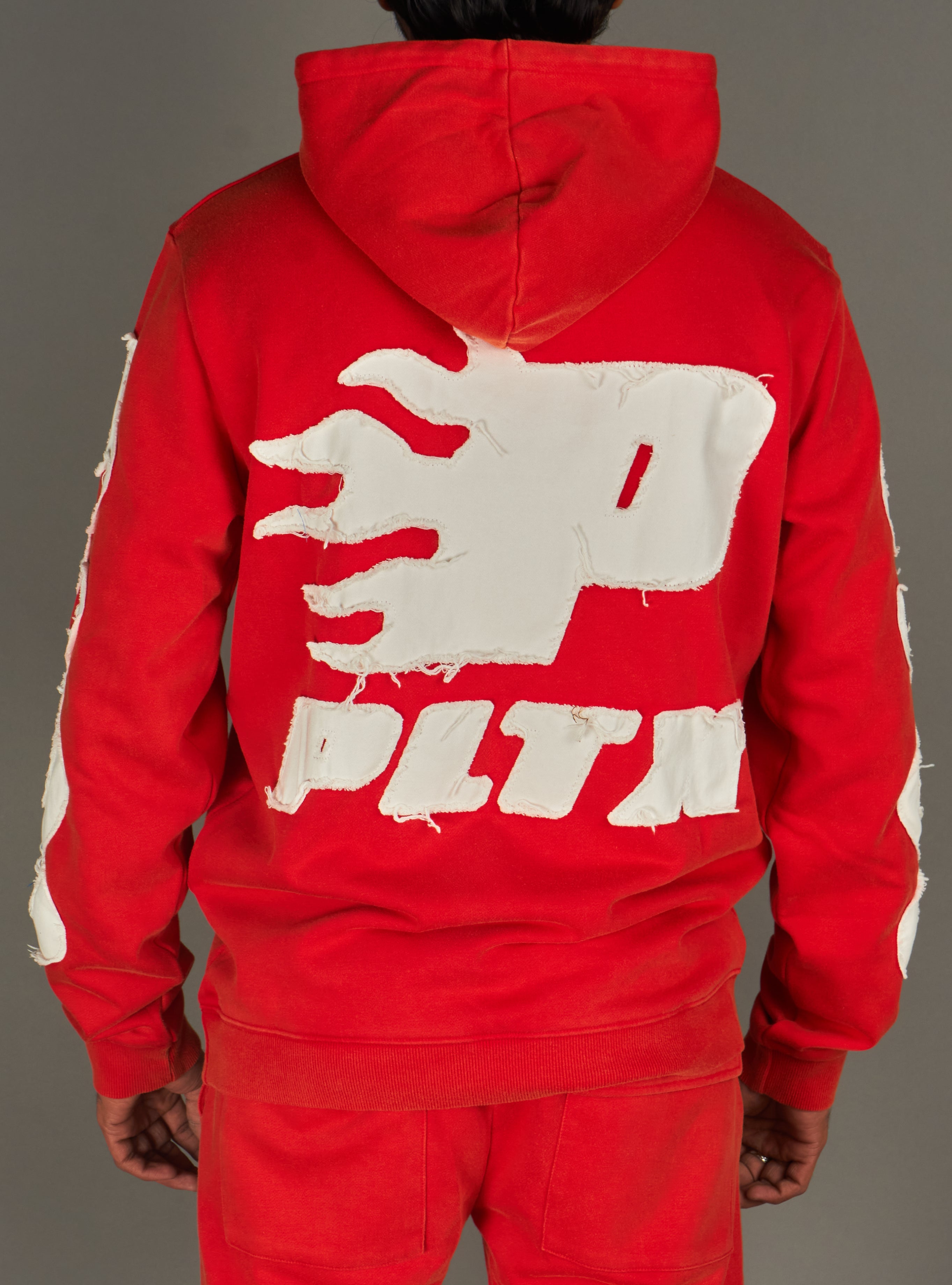 Politics Hoodie - Oz - Red WASH - 605