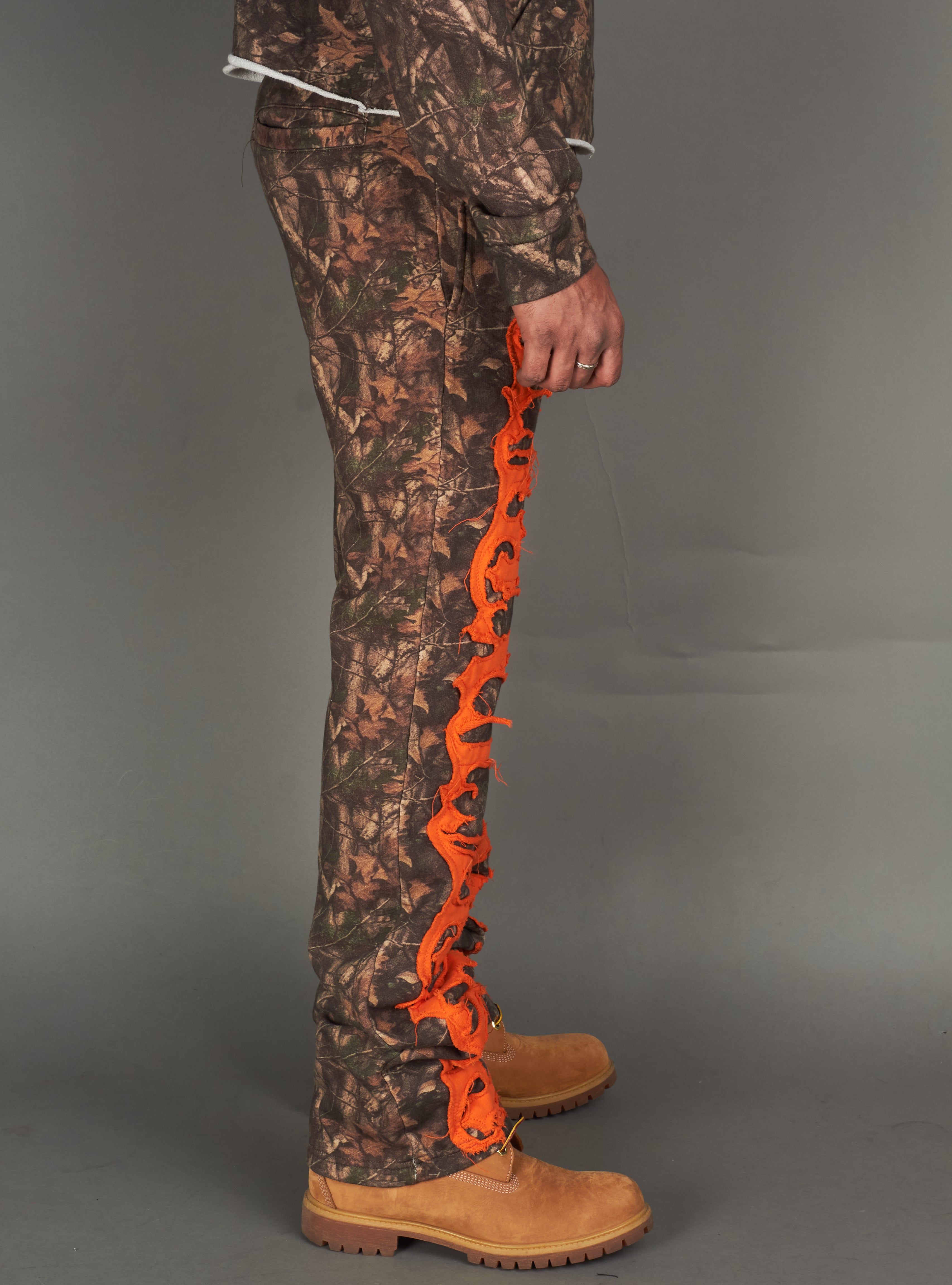 Politics Sweatpants - Hale - Camo and Orange - 403