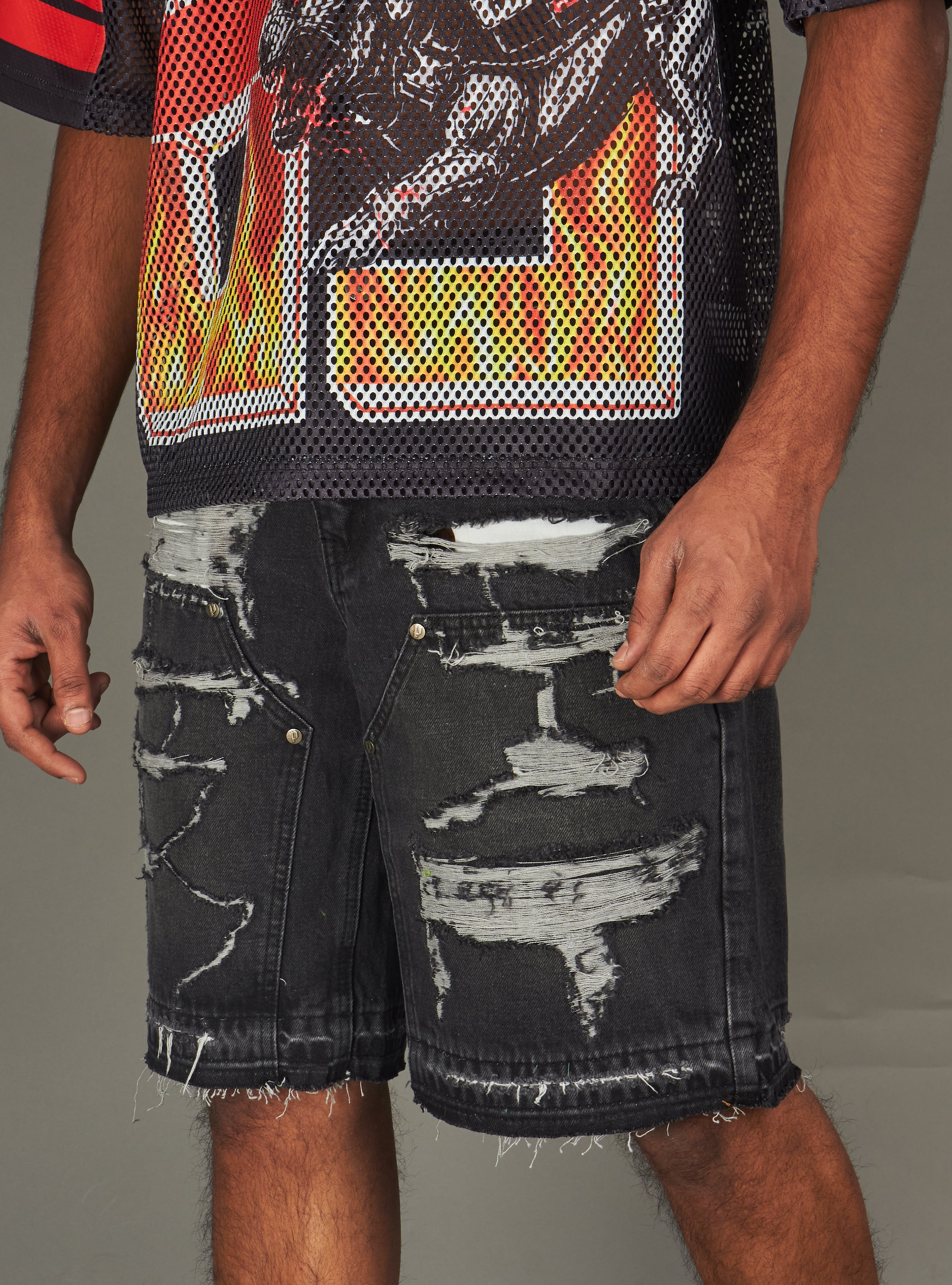 Politics Shorts - Bromwich - Black Wash - 418