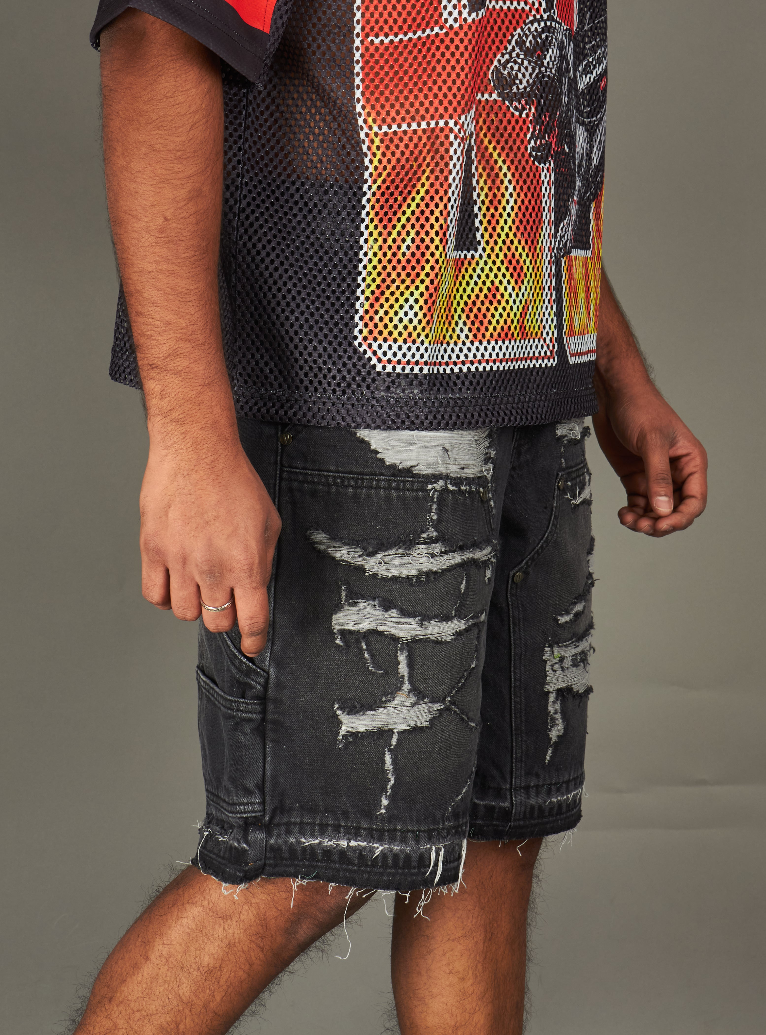 Politics Shorts - Bromwich - Black Wash - 418