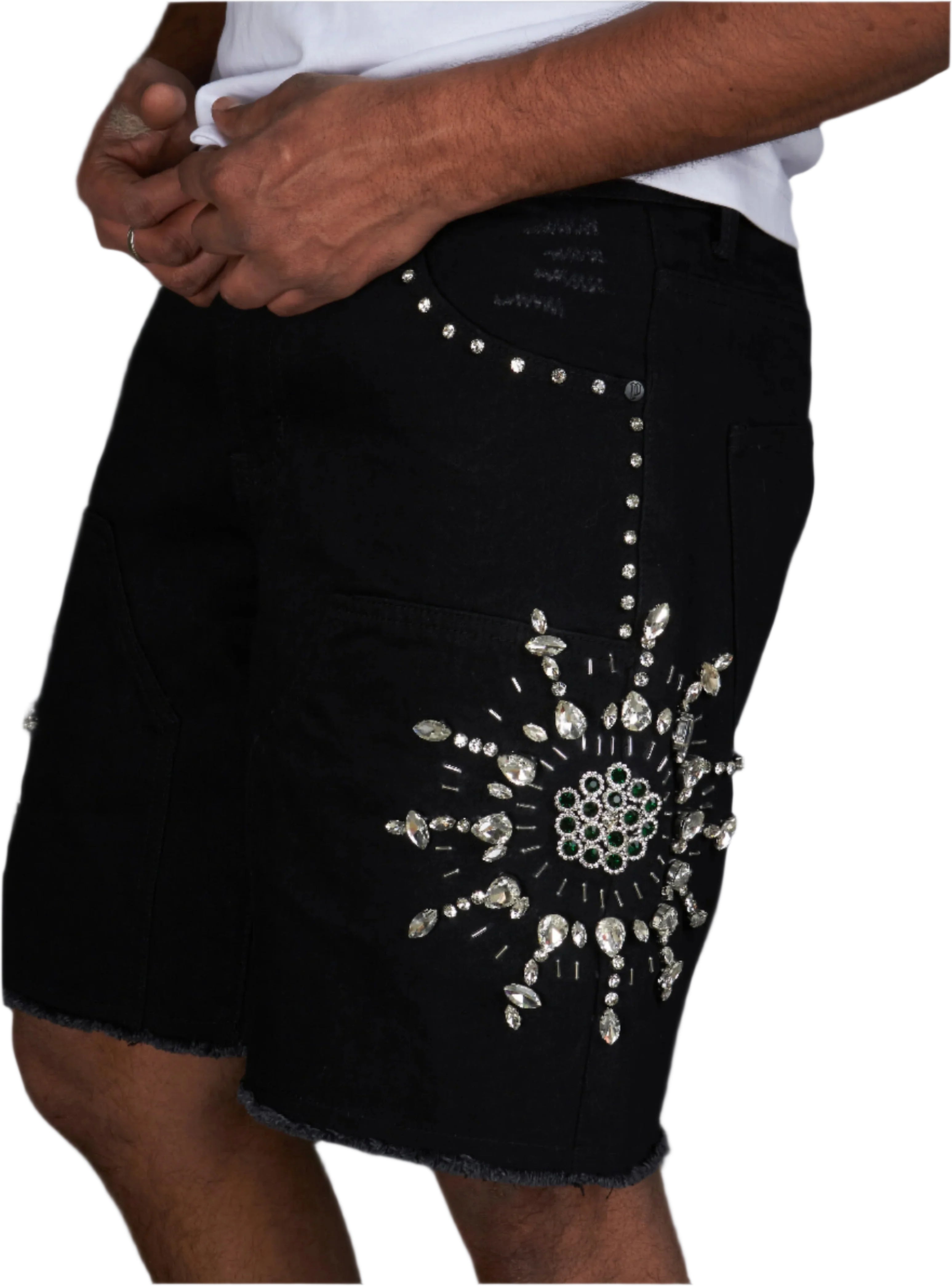 Politics Shorts - Maud - Jet Black Wash - 713