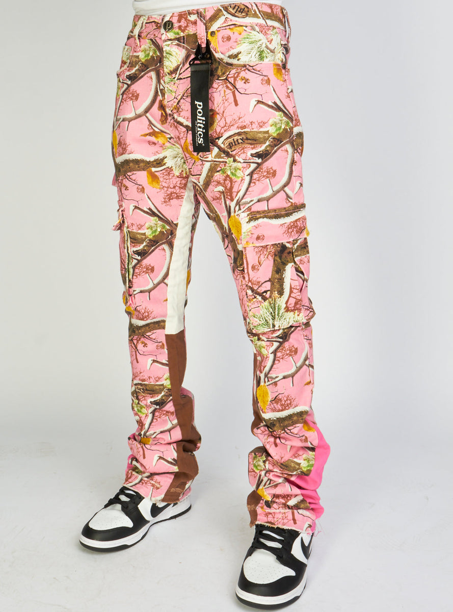 Pink camo fashion pant