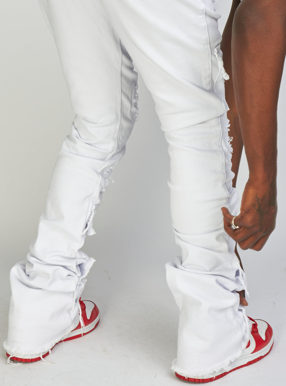 Politics Jeans - Super Stacked Cargo - White - Marcel505