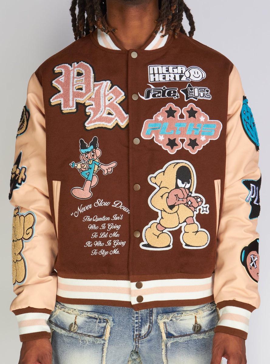 Politics Jacket - Crawford Brown Varsity - 428