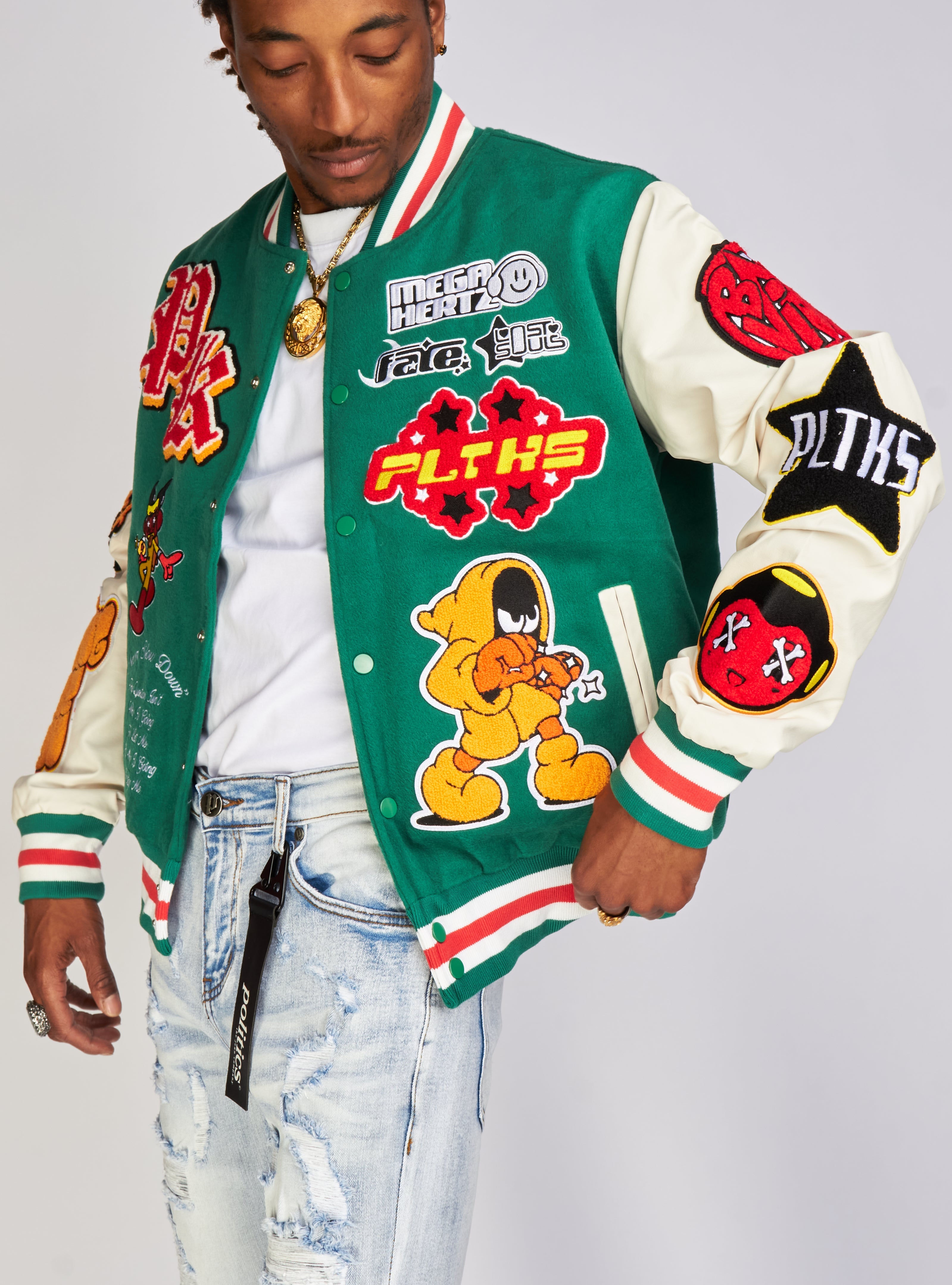 Politics Jacket - Crawford Brown Varsity - 427