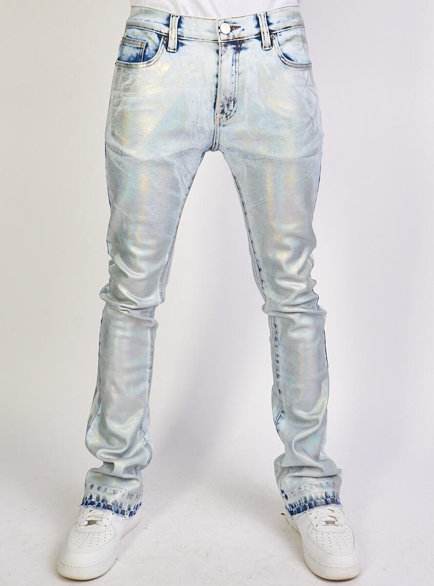 Politics Jeans - Barlow - Stacked - Silver Metal - 511
