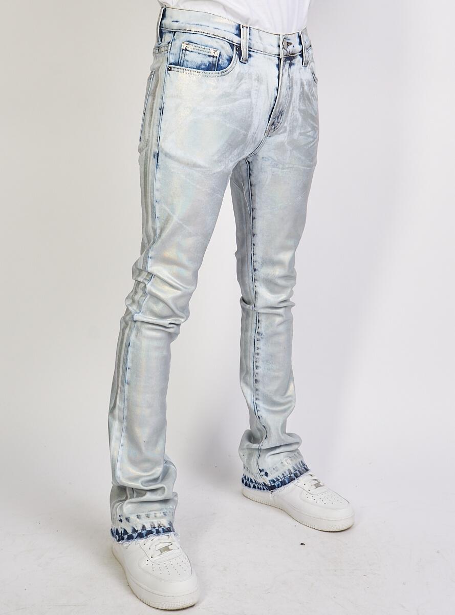 Politics Jeans - Barlow - Stacked - Silver Metal - 511