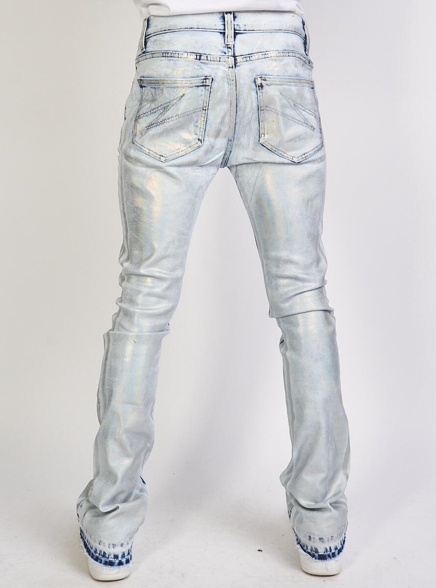 Politics Jeans - Barlow - Stacked - Silver Metal - 511