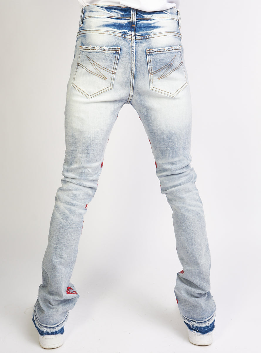Politics Jeans - Barlow - Stacked - Light Blue - 508