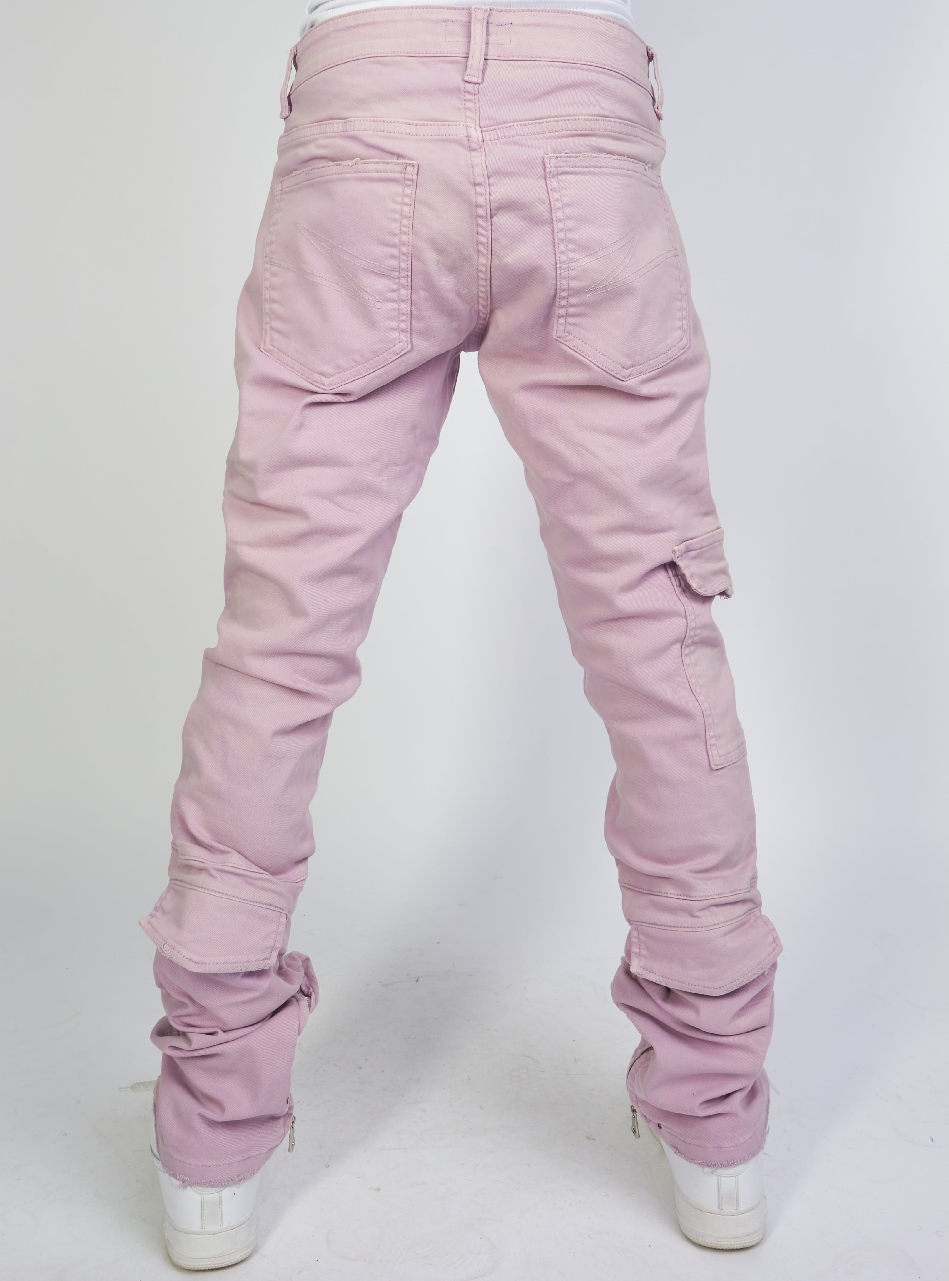 Politics Jeans - Skinny Stacked Cargo - Lavender - Murphy509