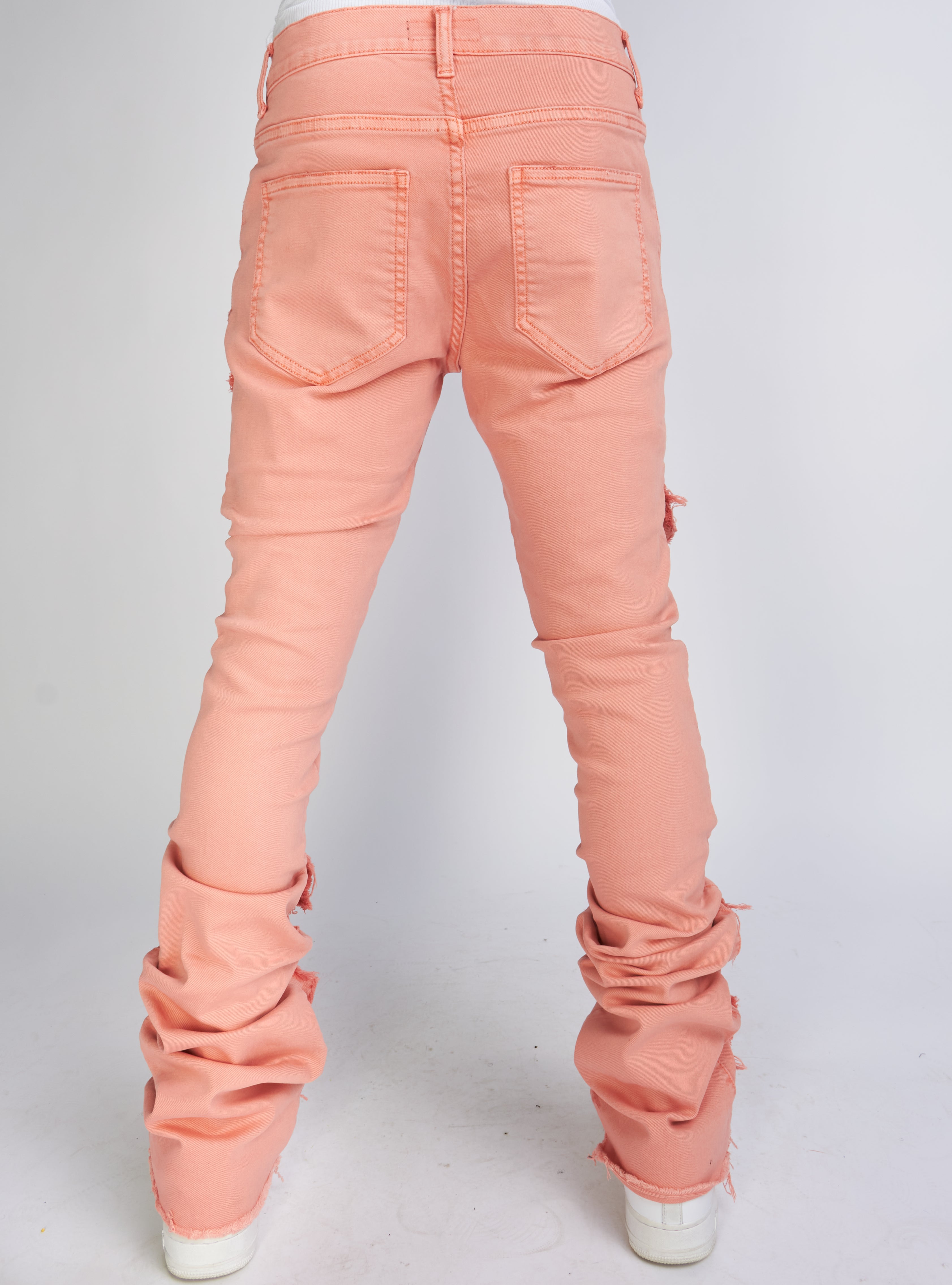 Politics Jeans - Super Stacked Cargo - Coral - Marcel503