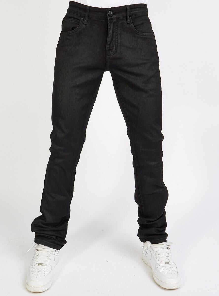 Politics Jeans - Greer - Wax Stacked - Black - 501