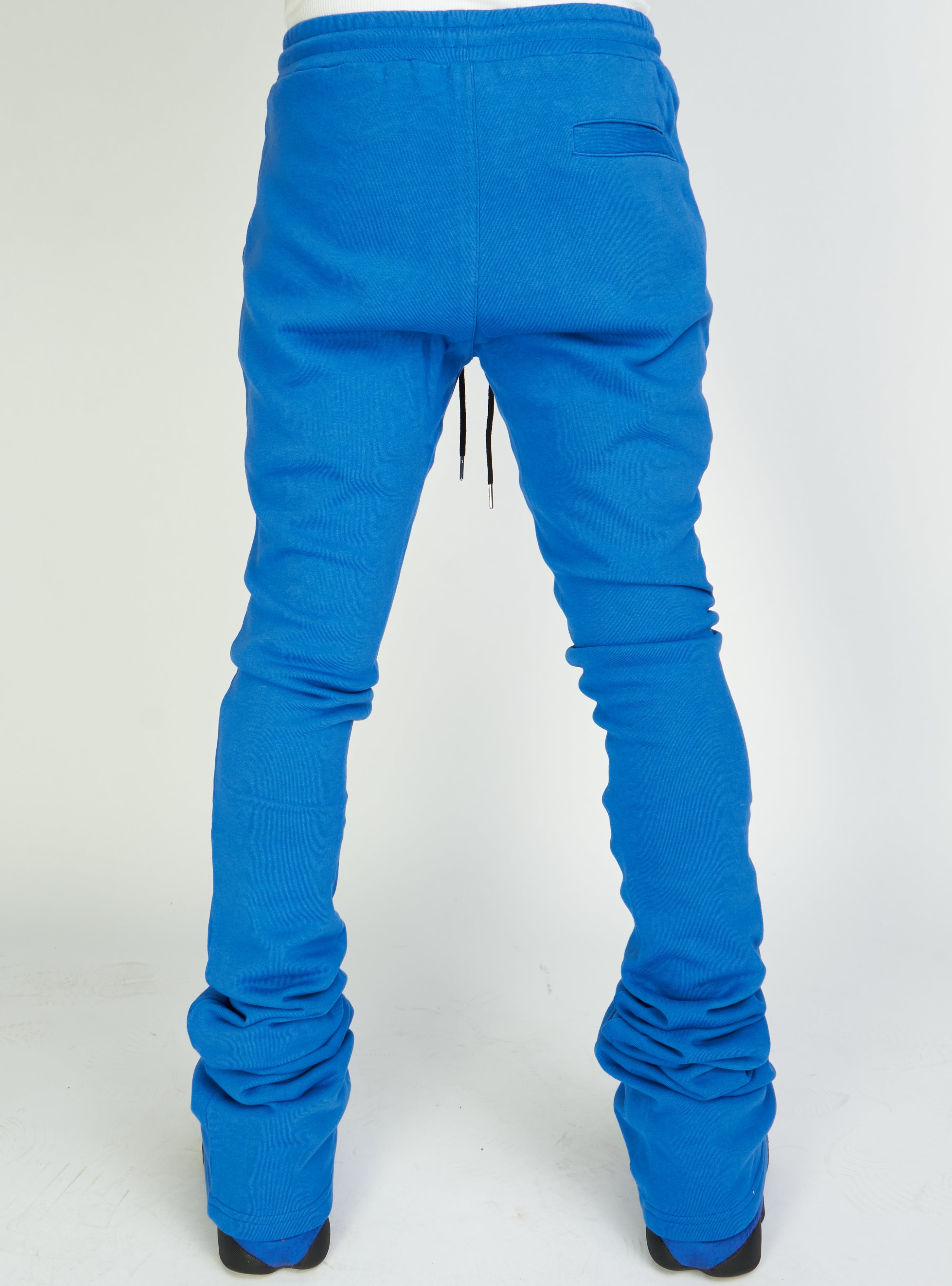 Politics Sweatpants - Super Stacked Sweatpants - Blue - Foster709