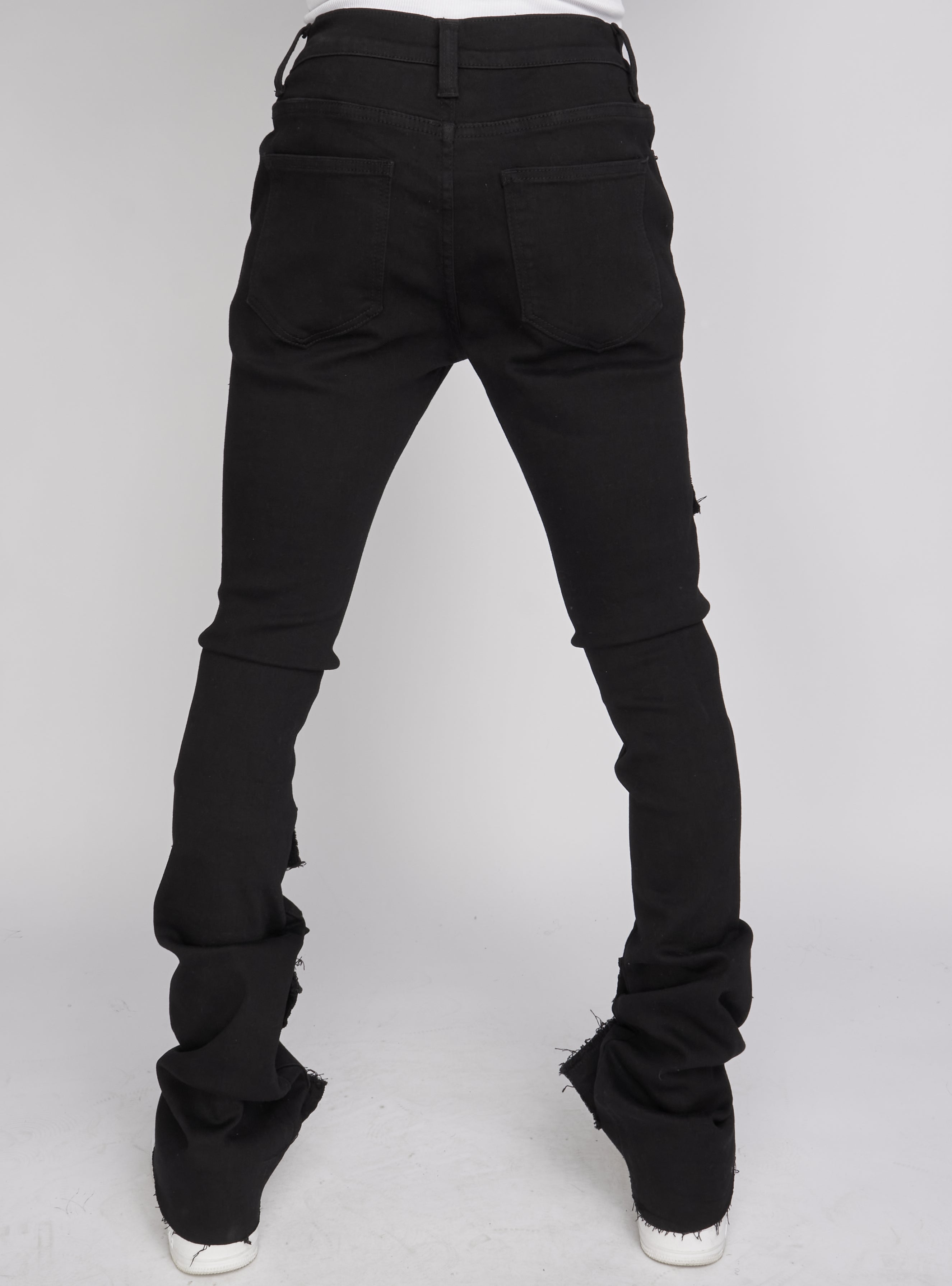 Politics Jeans - Super Stacked Cargo - Jet Black - Marcel504